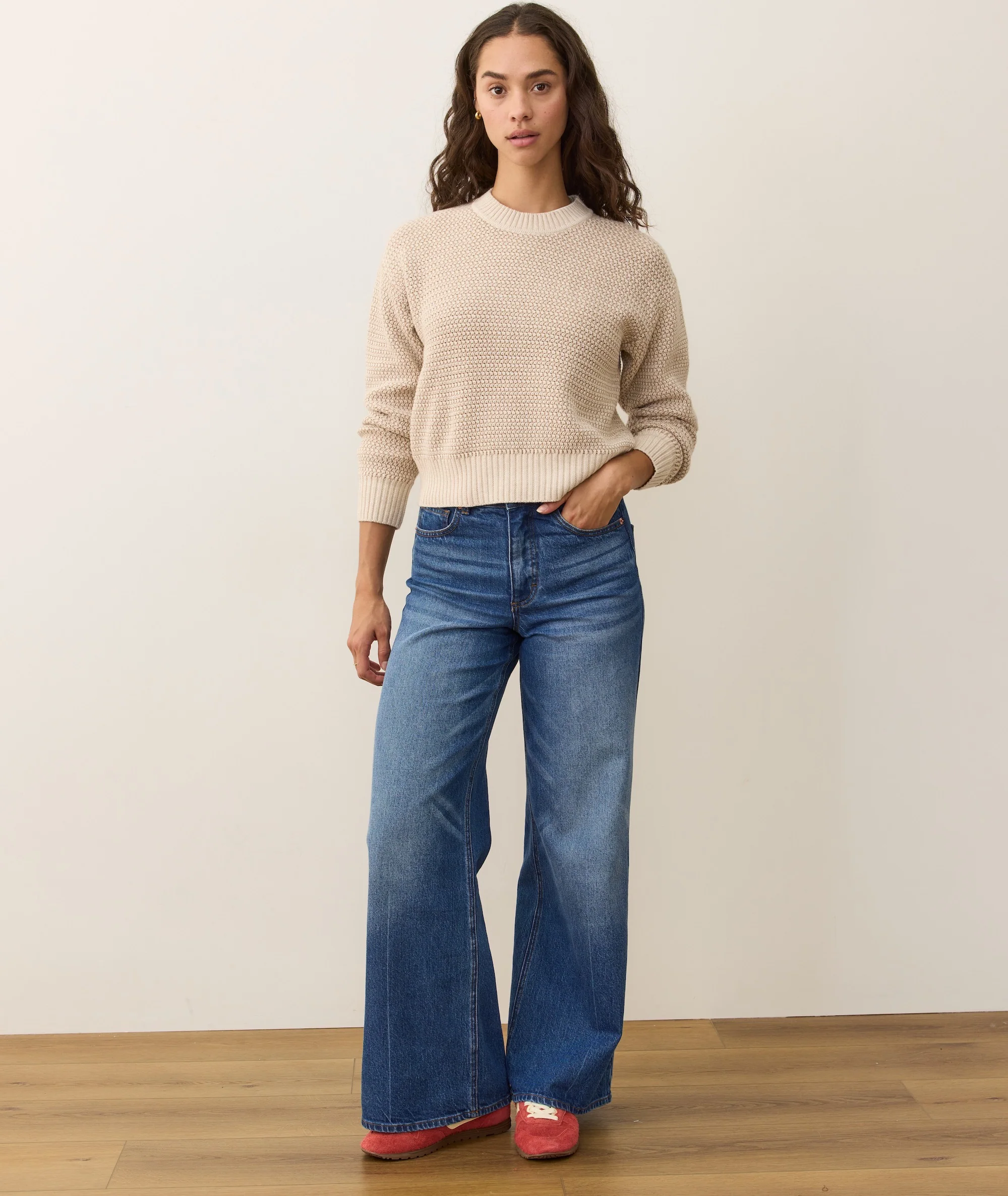 Robin Textured Crewneck Sweater - Image 4