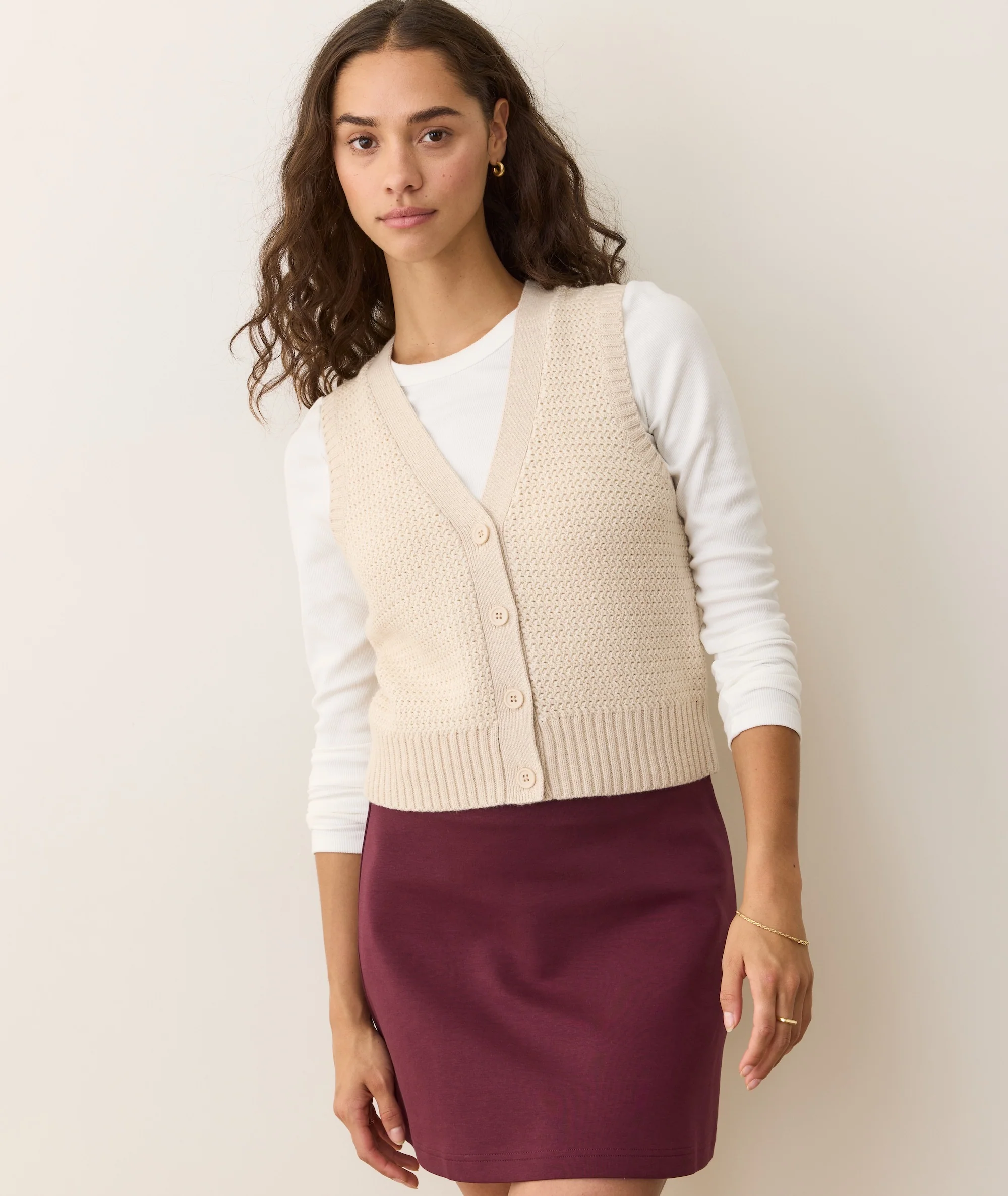 Robin Textured Sweater Vest - Image 6