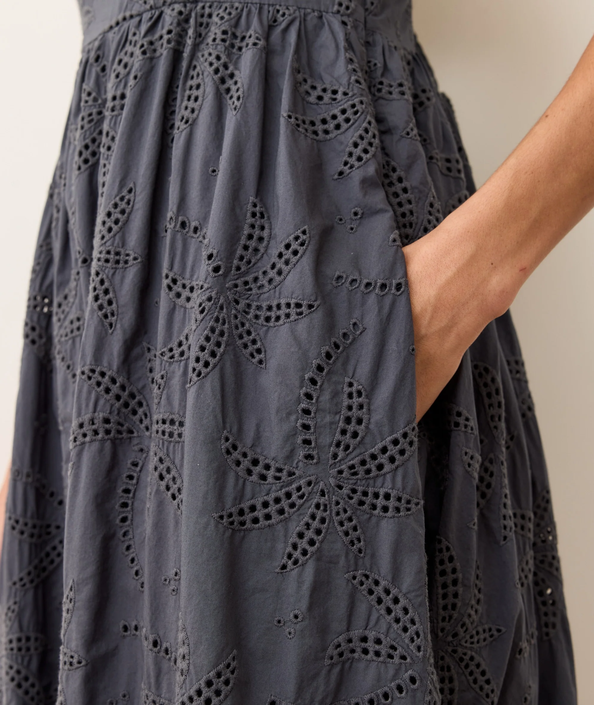 Rosette Eyelet Dress - Image 3