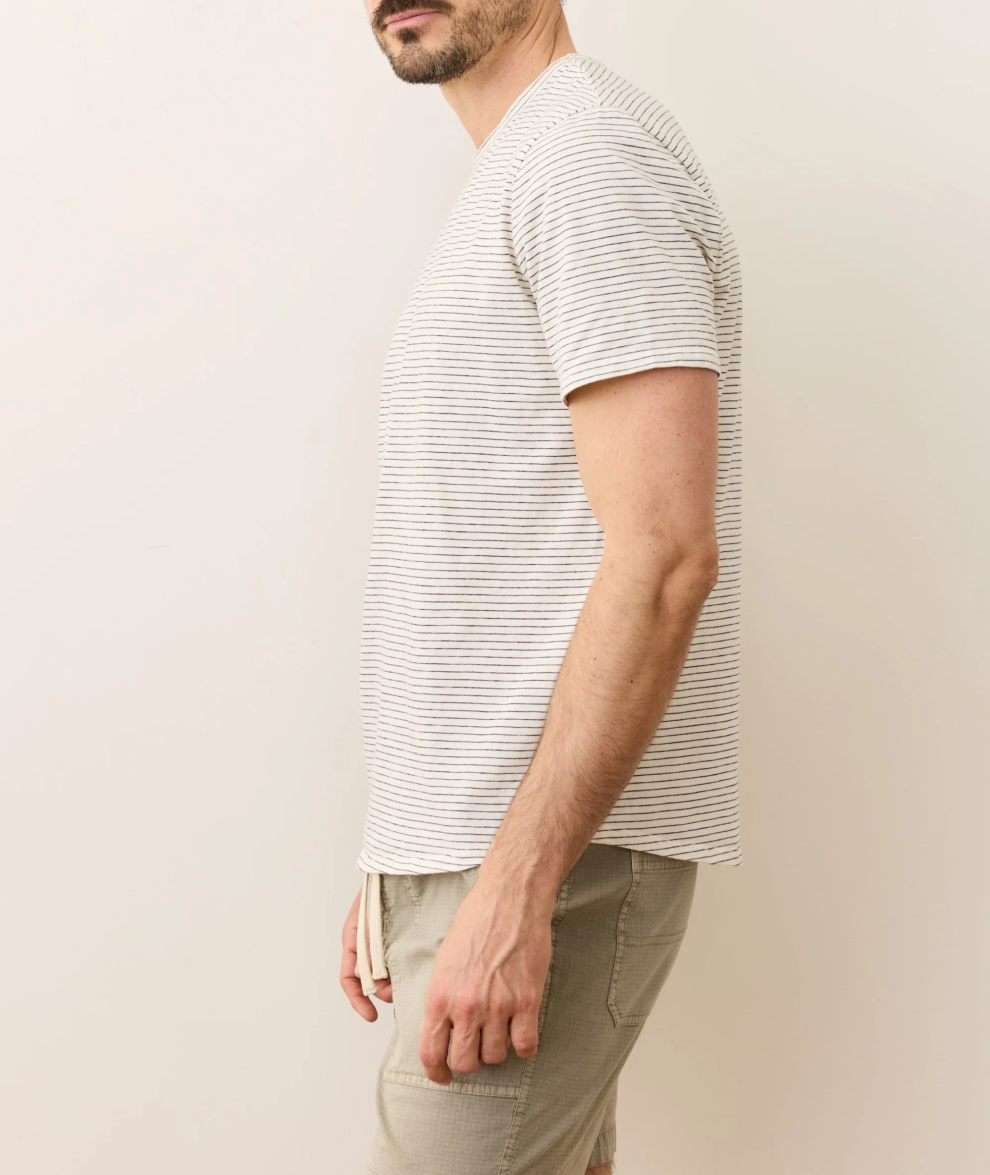 Saddle Hem Crew Tee - Image 3