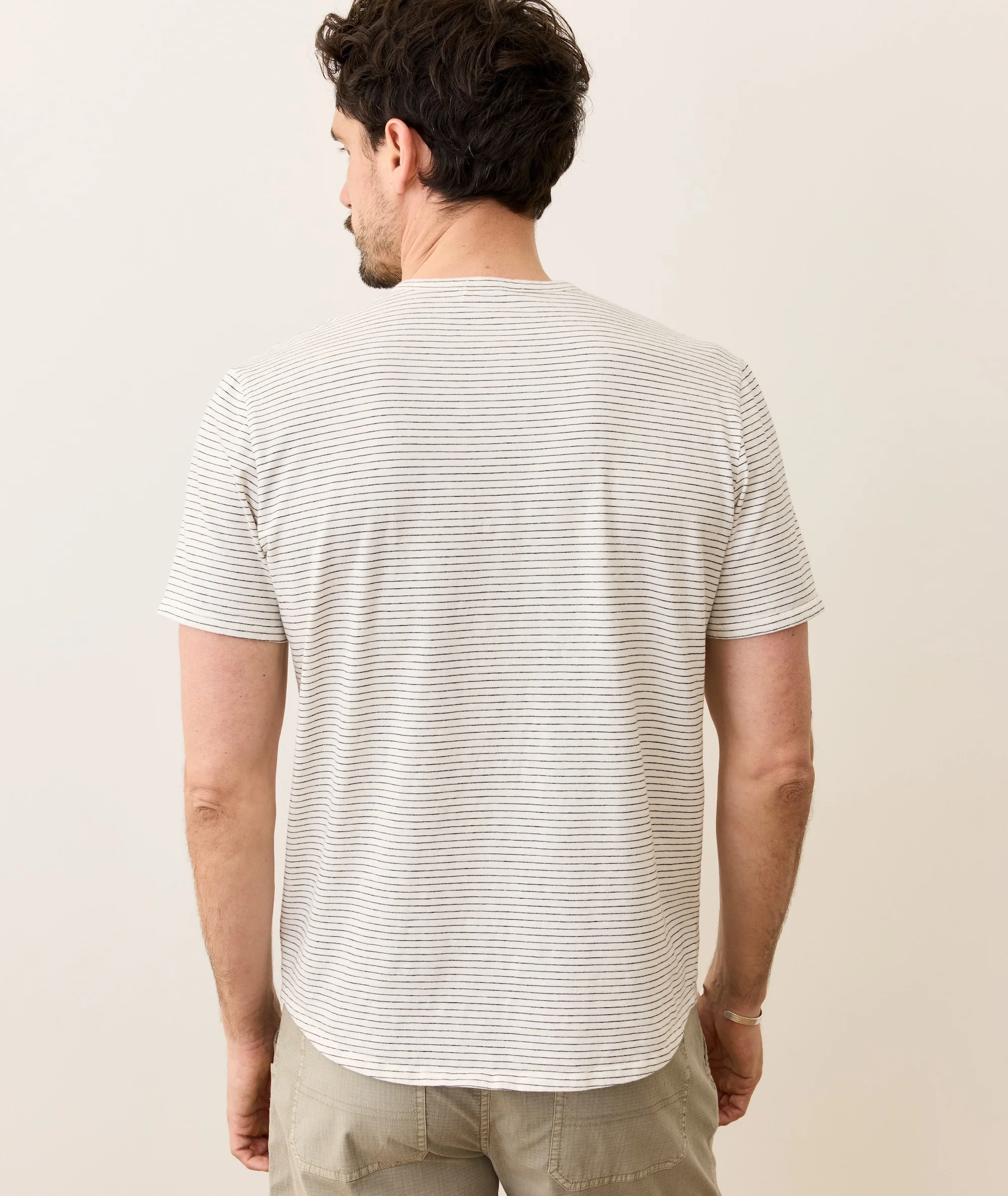 Saddle Hem Crew Tee - Image 5