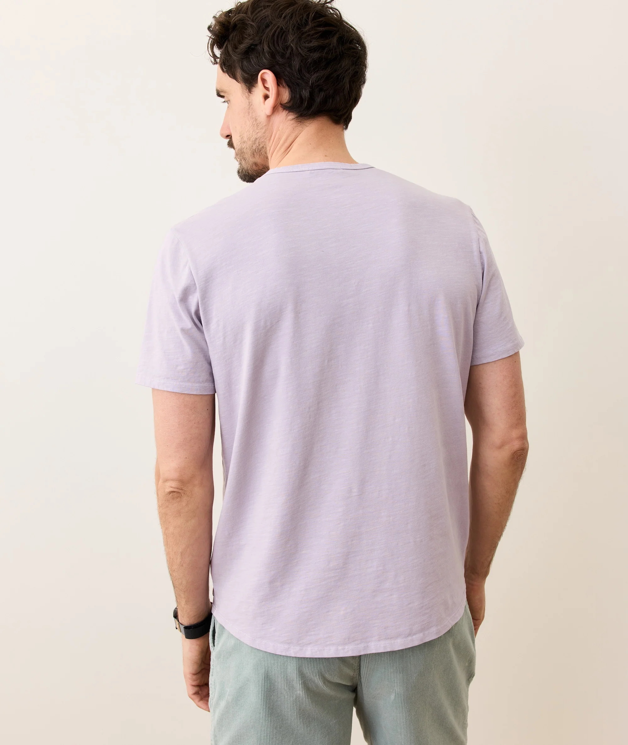 Saddle Hem Crew Tee - Image 5