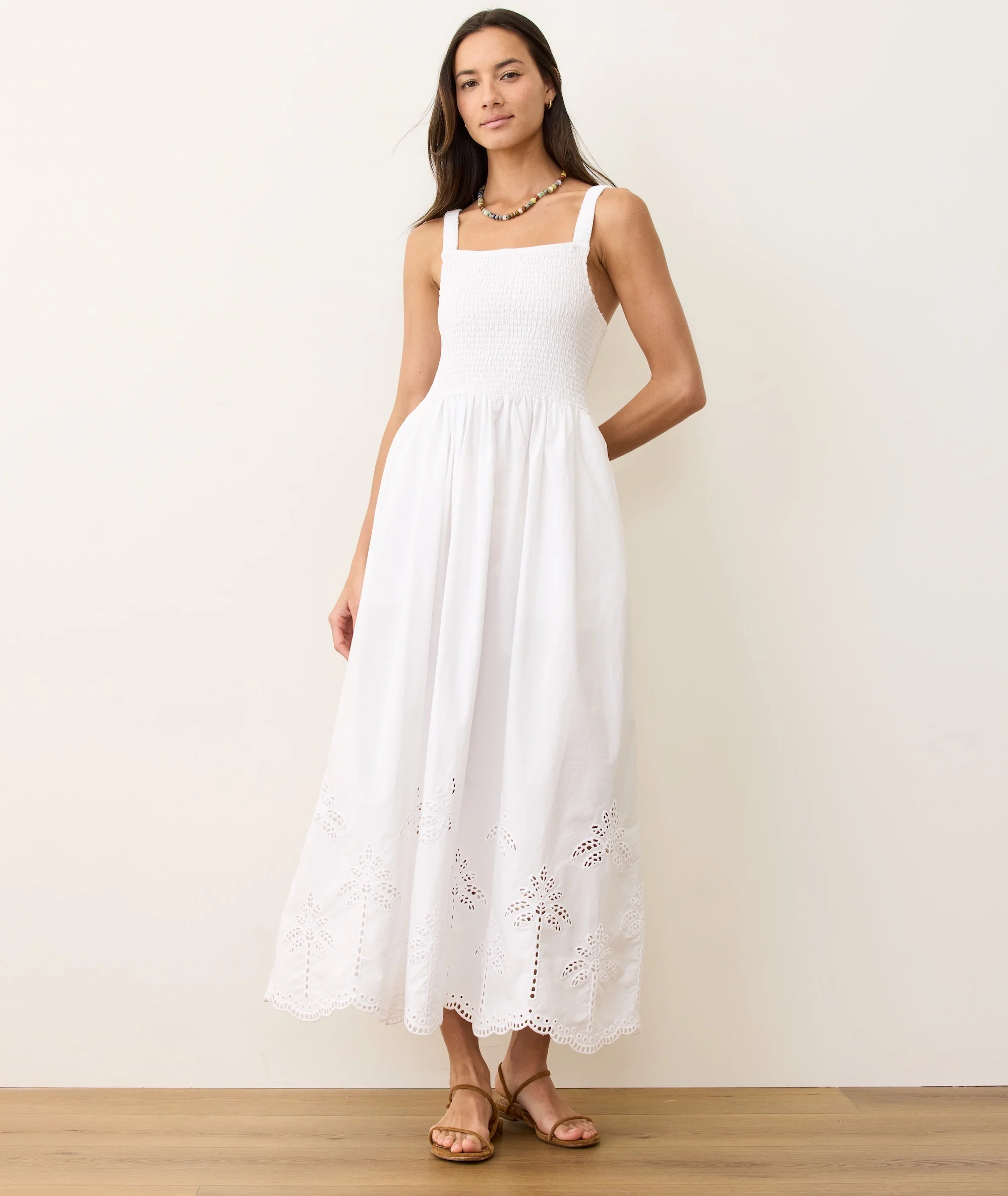 Selene Eyelet Maxi Dress - Image 3