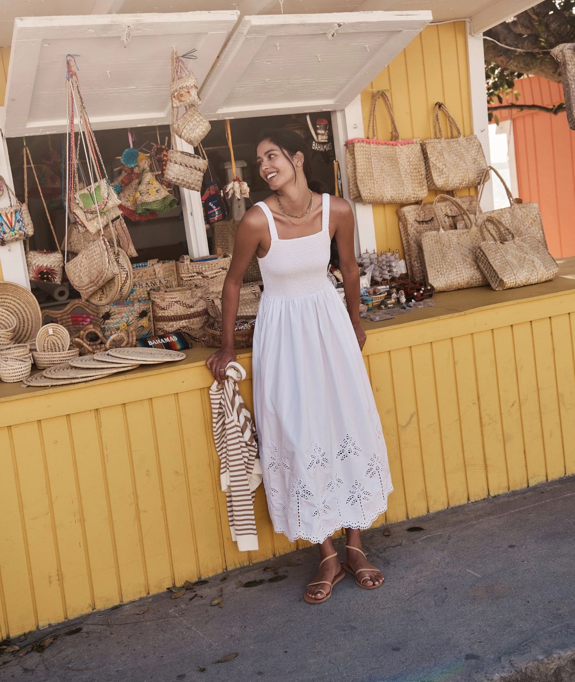 Selene Eyelet Maxi Dress - Image 7