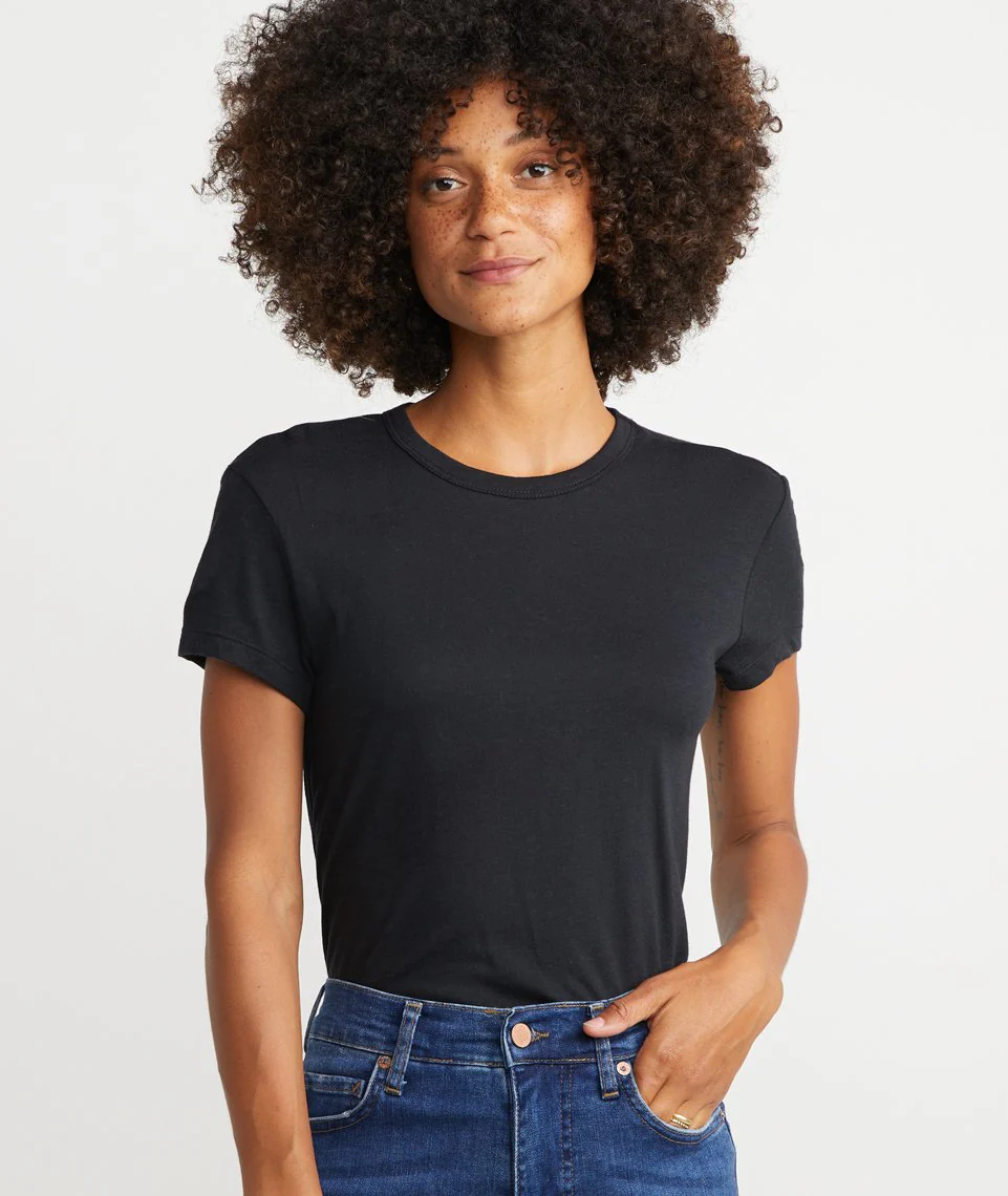 Women's Signature Crew in Black - Image 8