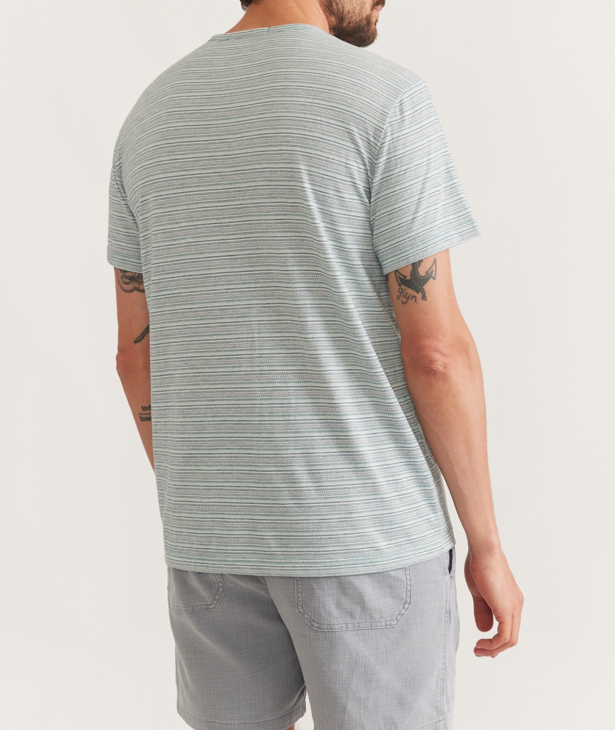 Signature Jacquard Crew Tee - Image 5