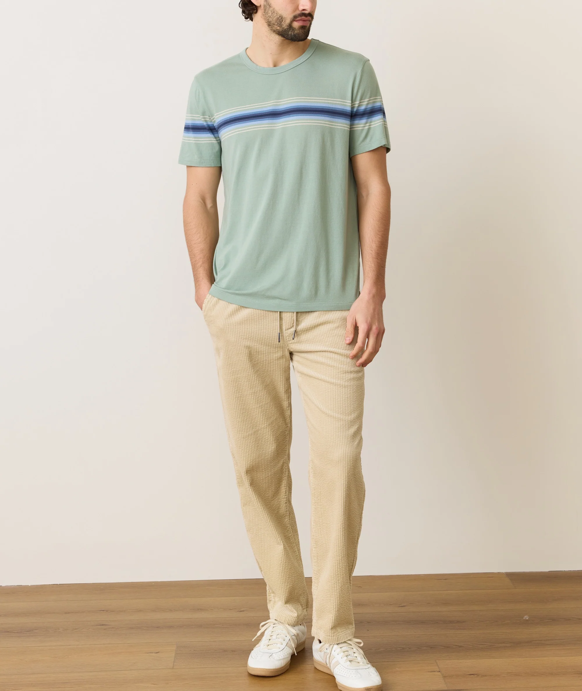 Signature Crew Stripe Tee - Image 6