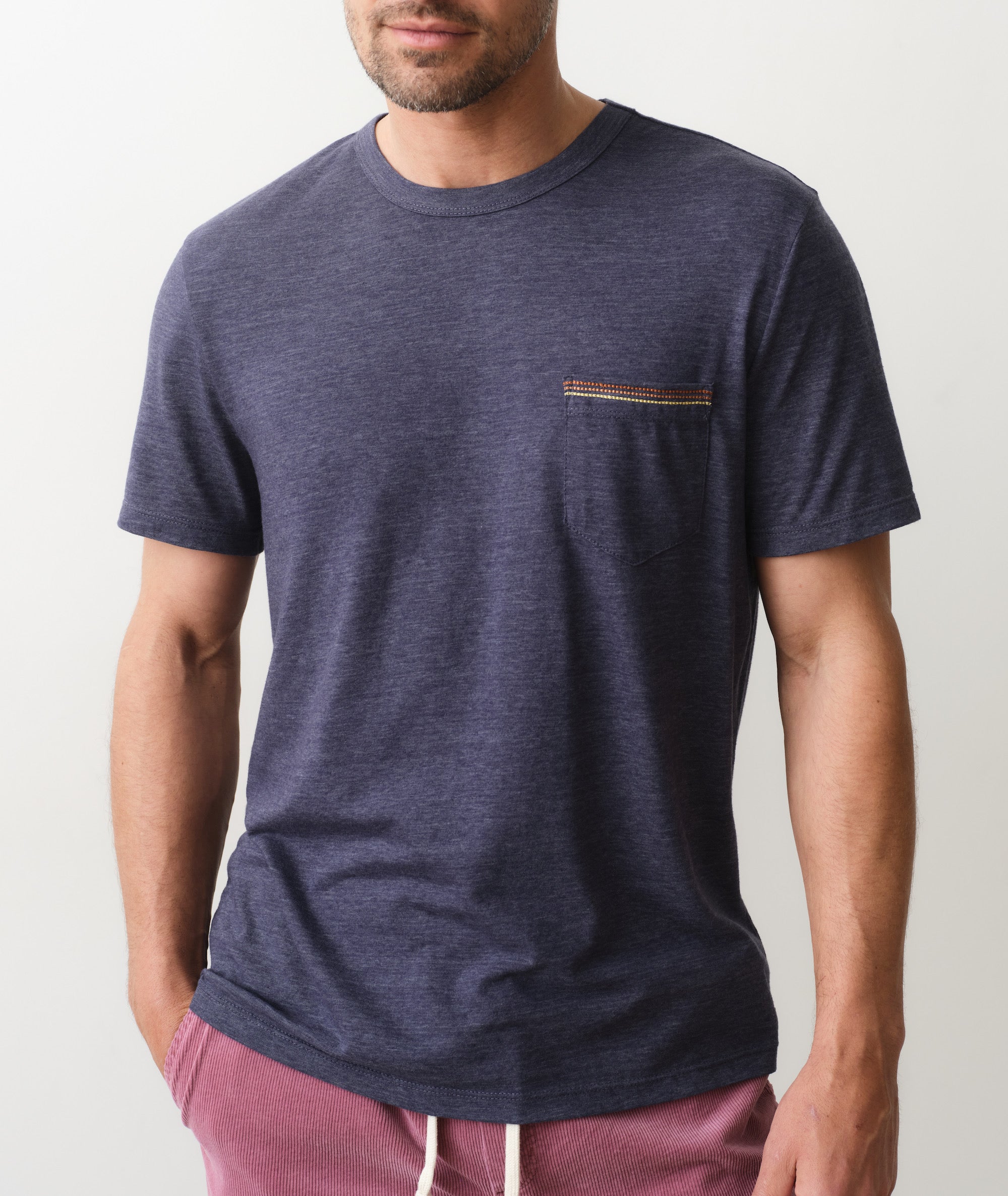 Signature Embroidered Pocket Tee - Image 2