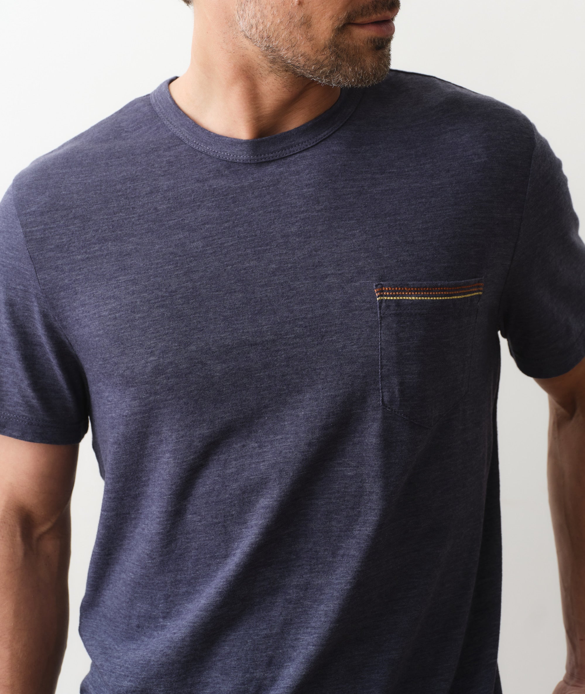 Signature Embroidered Pocket Tee - Image 4