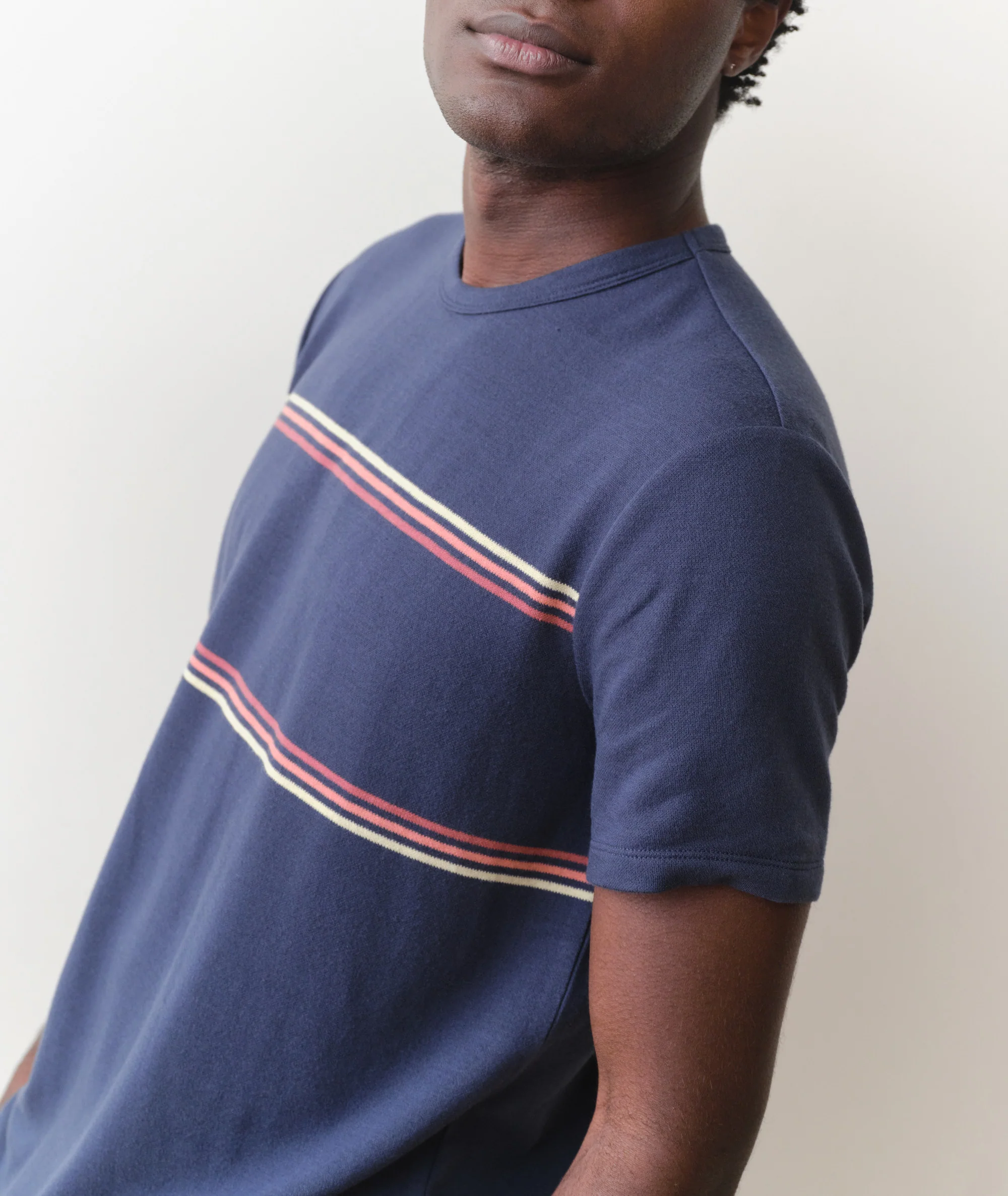 Signature Jacquard Crew Tee - Image 5