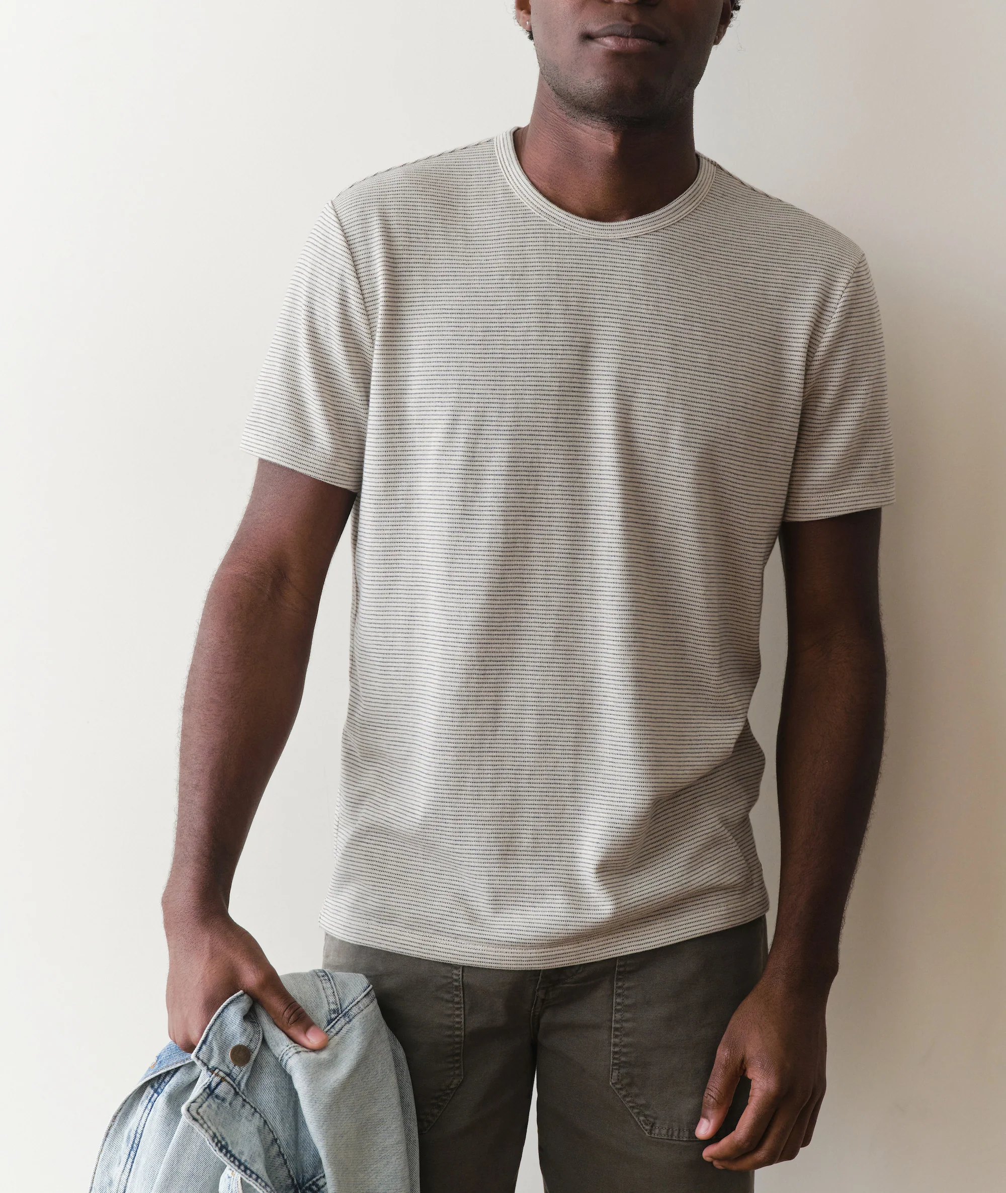 Signature Jacquard Crew Tee - Image 2