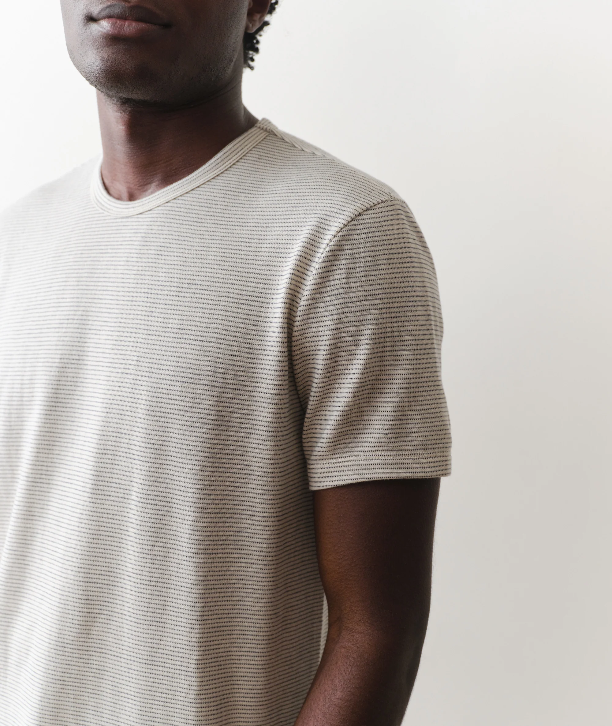 Signature Jacquard Crew Tee - Image 5