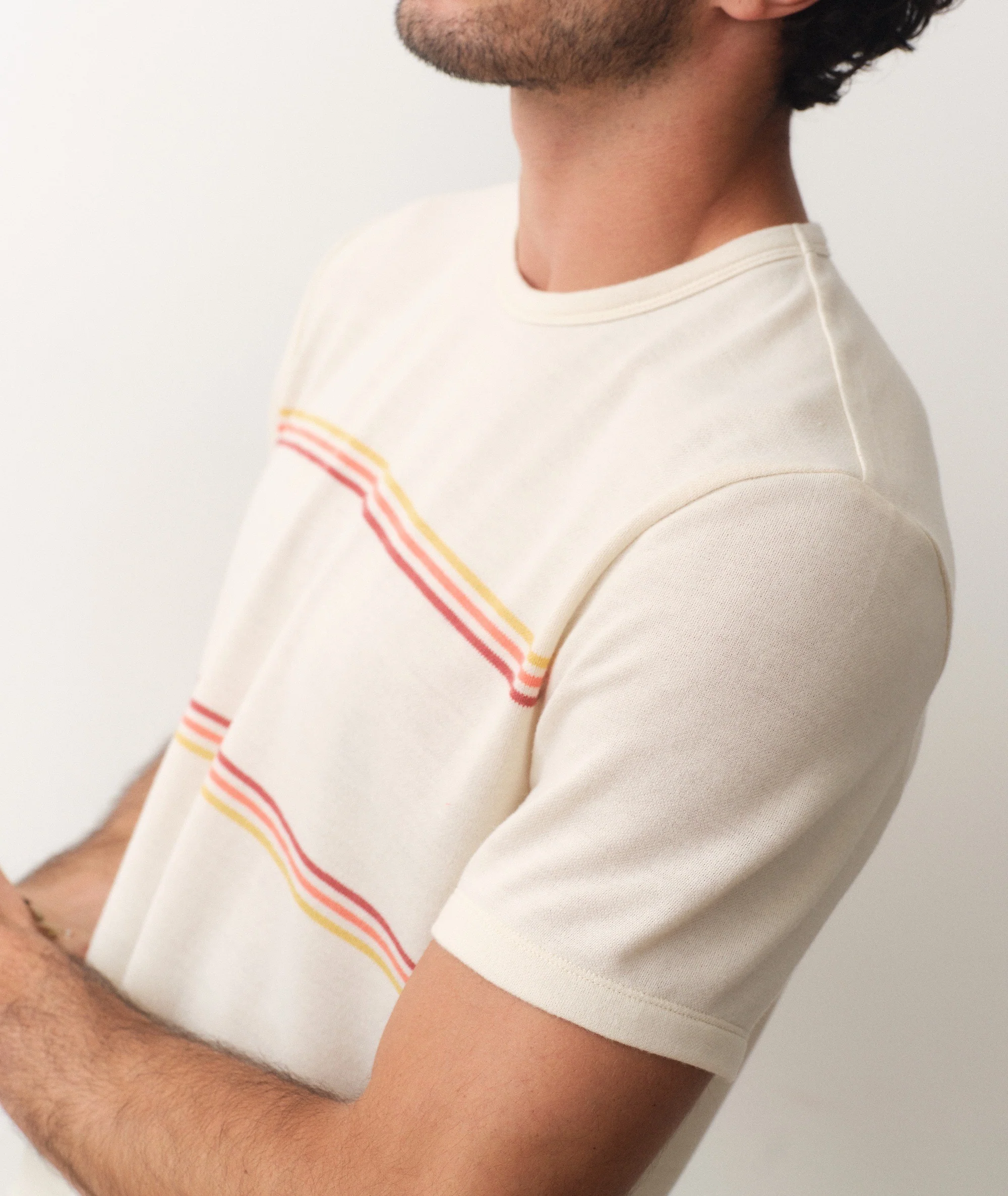 Signature Jacquard Crew Tee - Image 2