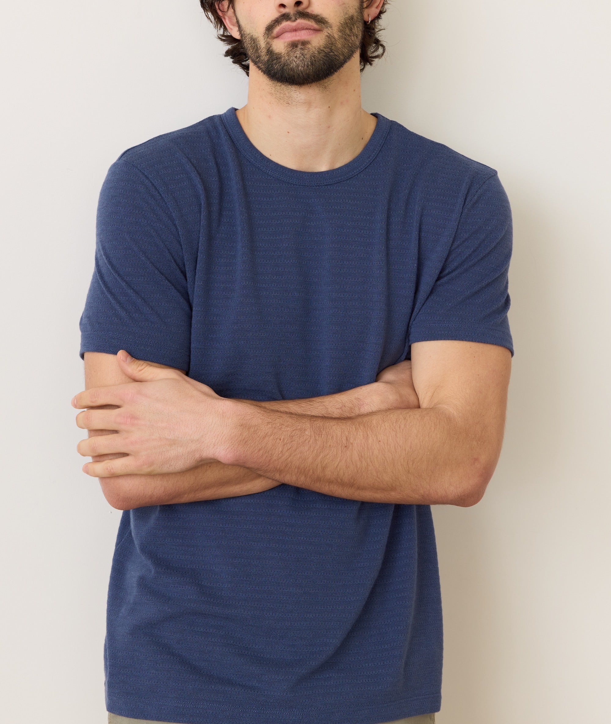 Signature Jacquard Crew Tee - Image 5