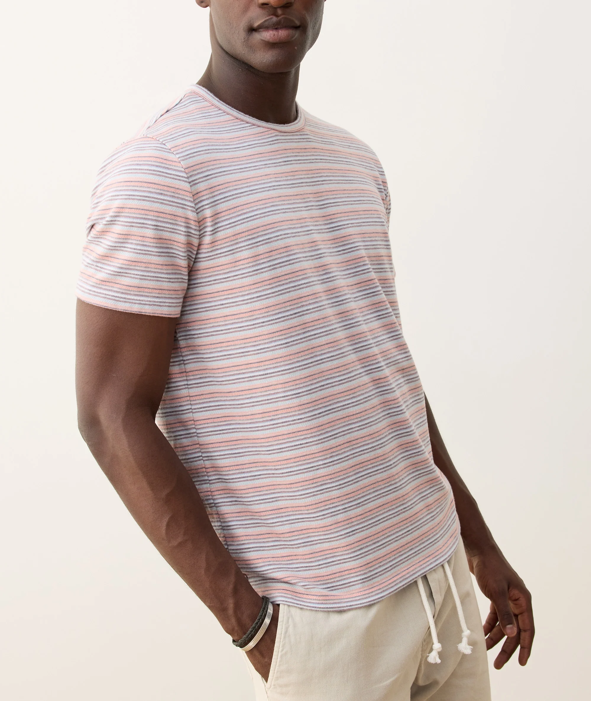 Signature Jacquard Crew Tee - Image 3