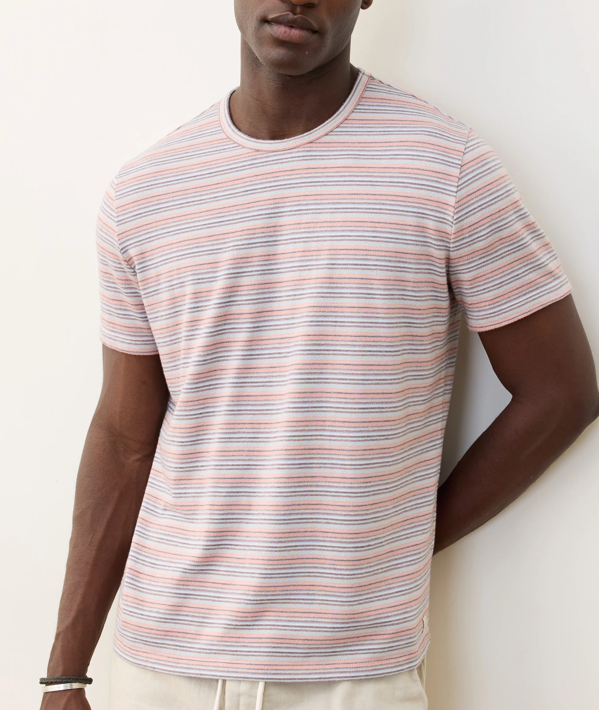 Signature Jacquard Crew Tee - Image 5