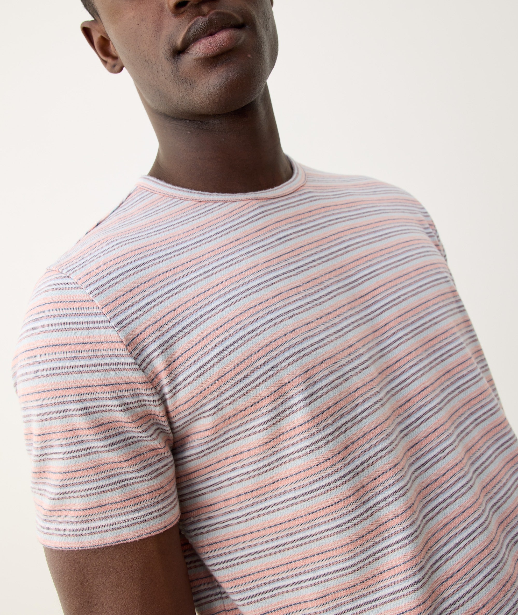 Signature Jacquard Crew Tee - Image 6