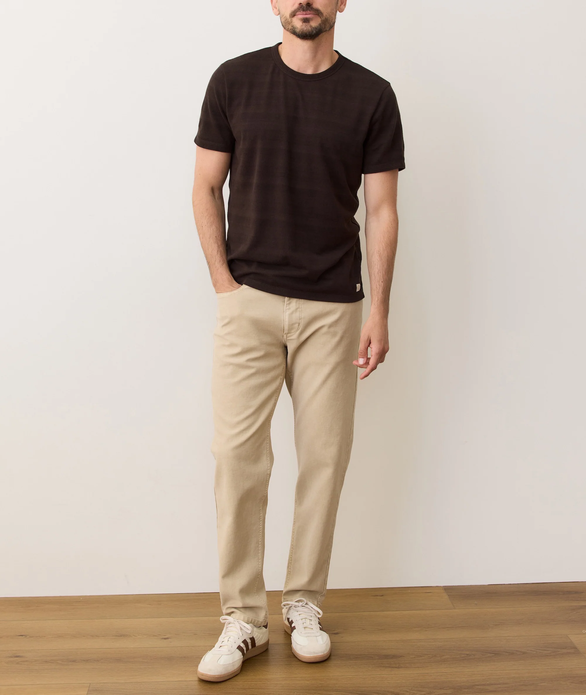 Signature Jacquard Crew Tee - Image 4