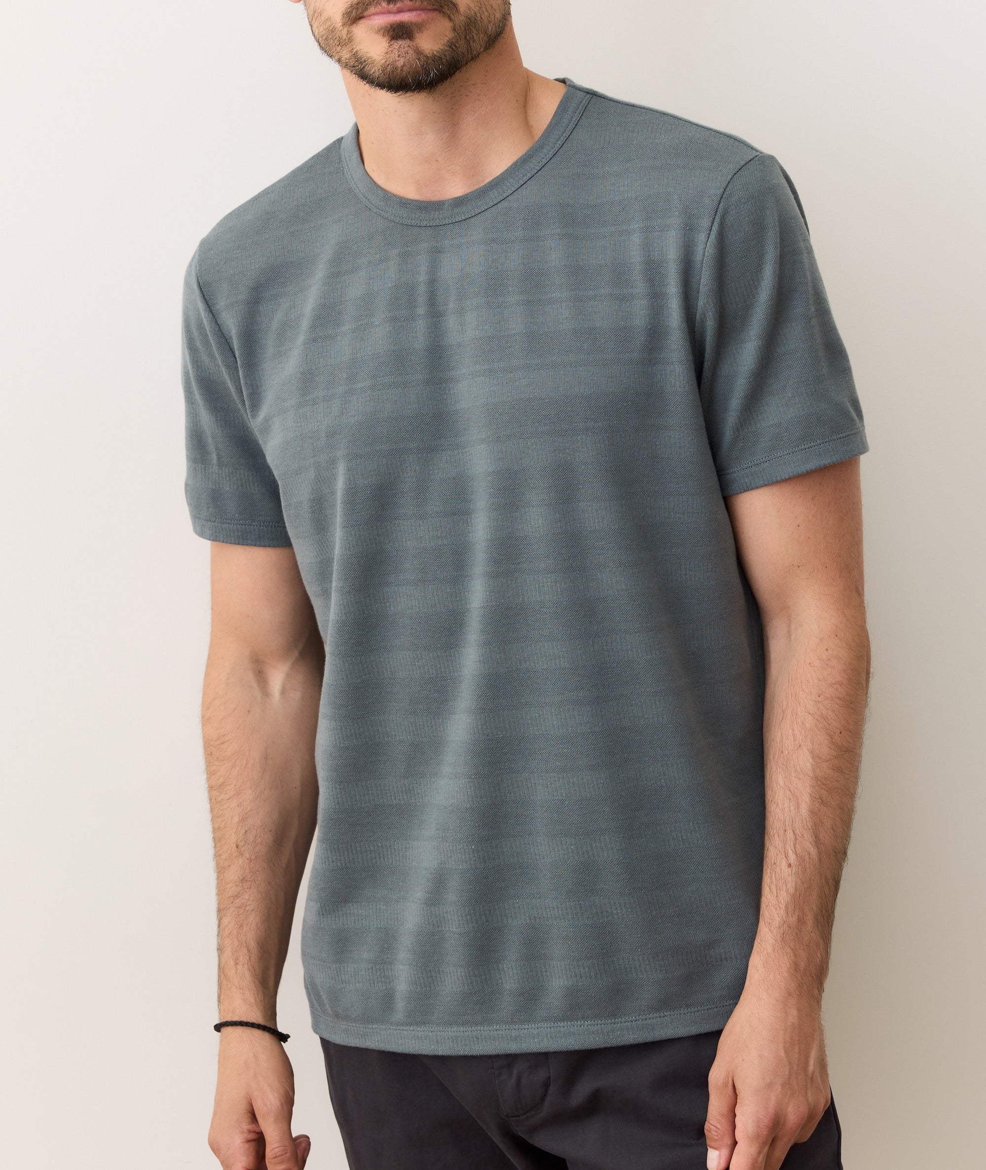Signature Jacquard Crew Tee - Image 2