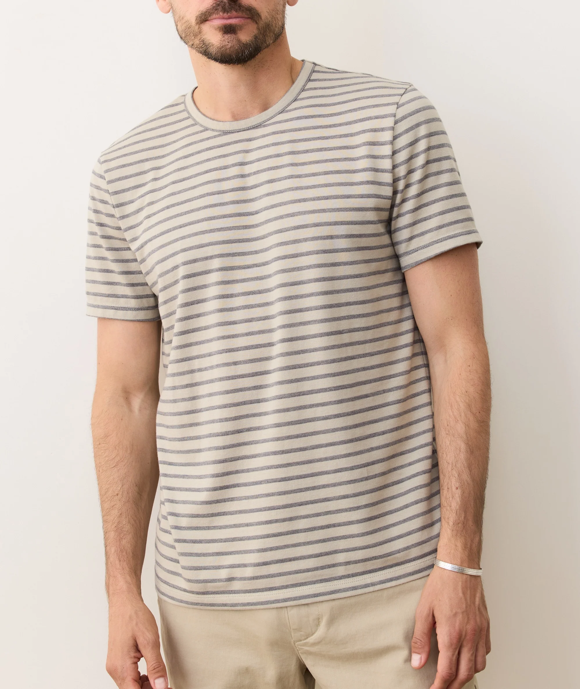 Signature Jacquard Crew Tee - Image 5