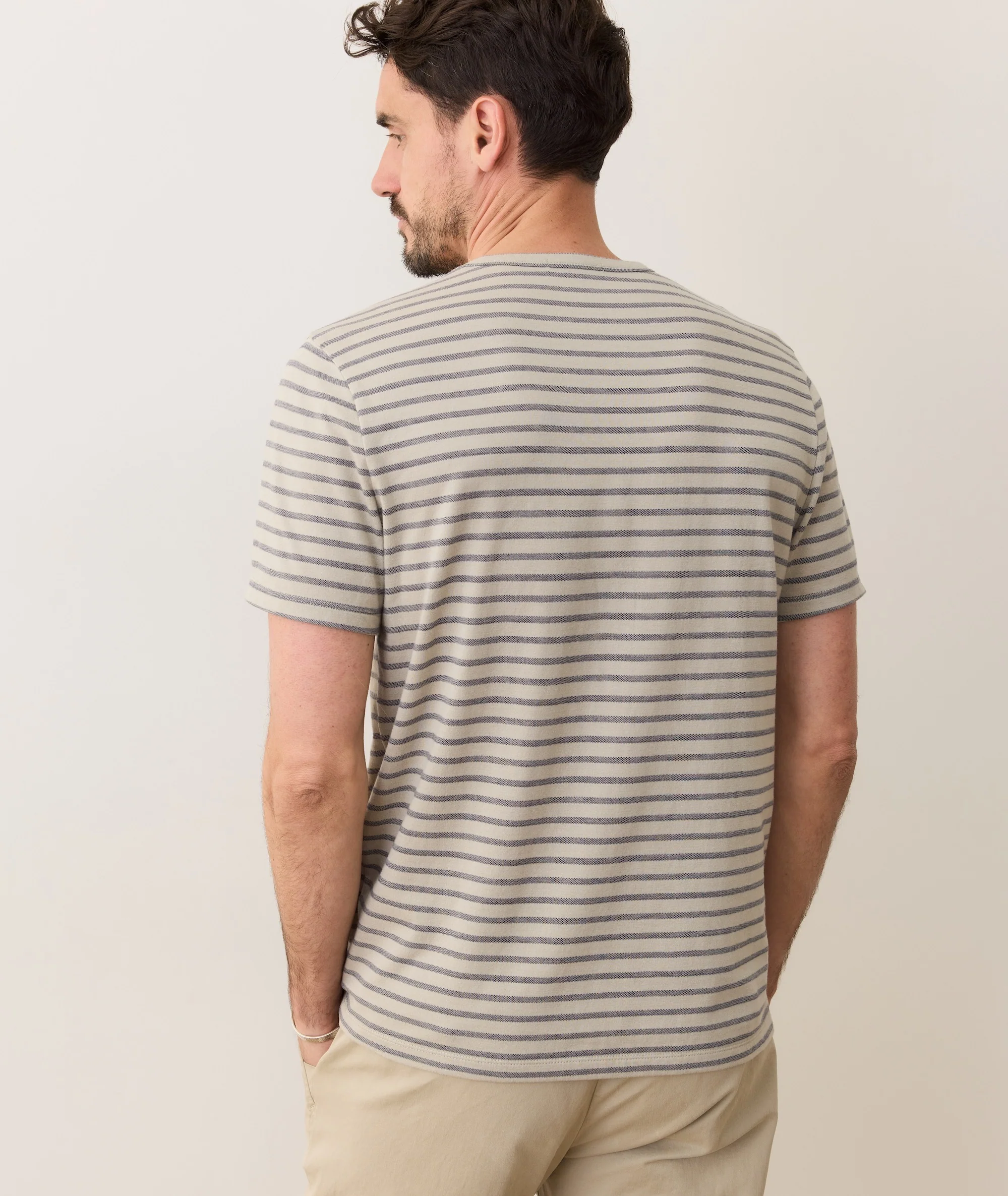 Signature Jacquard Crew Tee - Image 6
