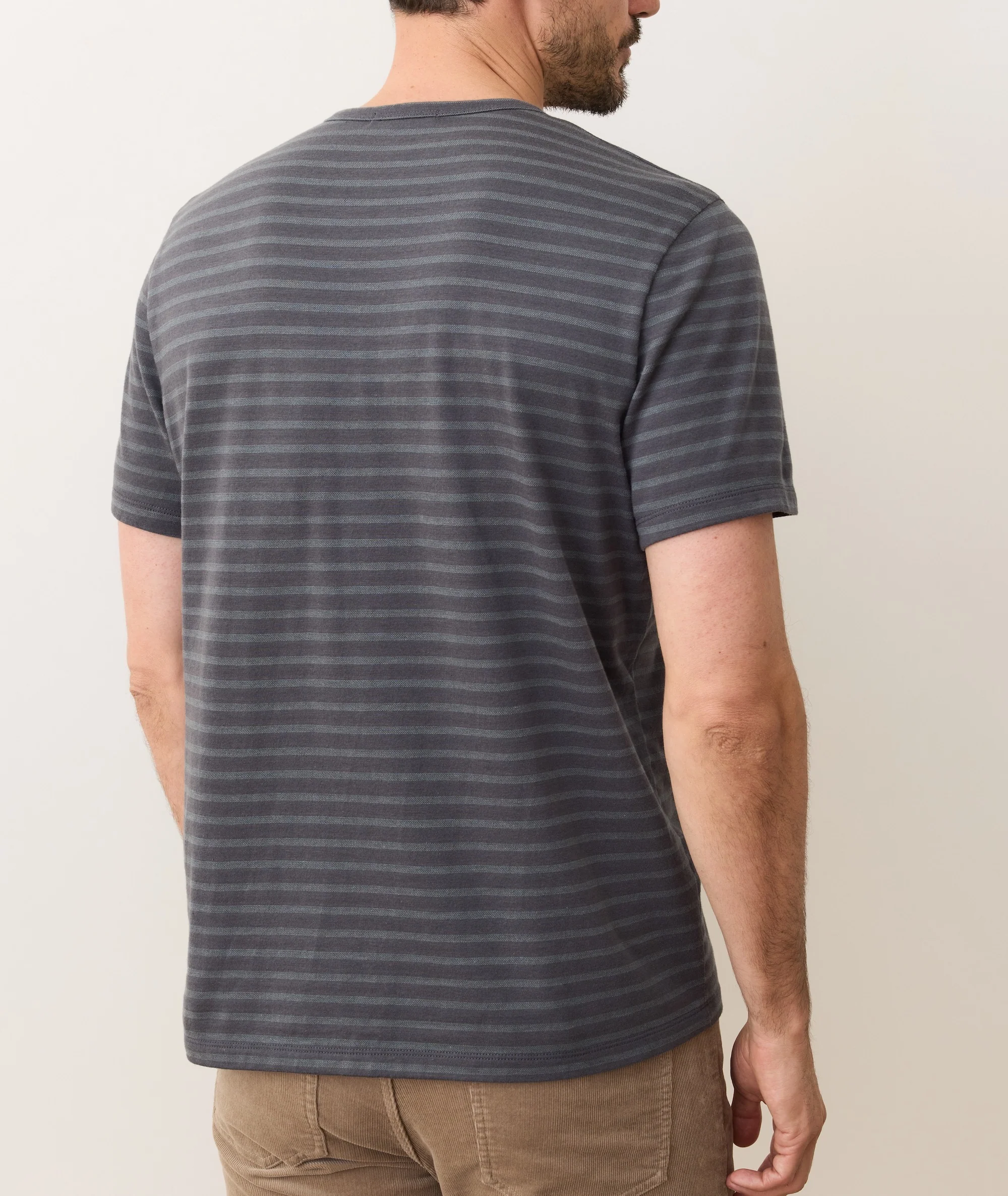 Signature Jacquard Crew Tee - Image 6