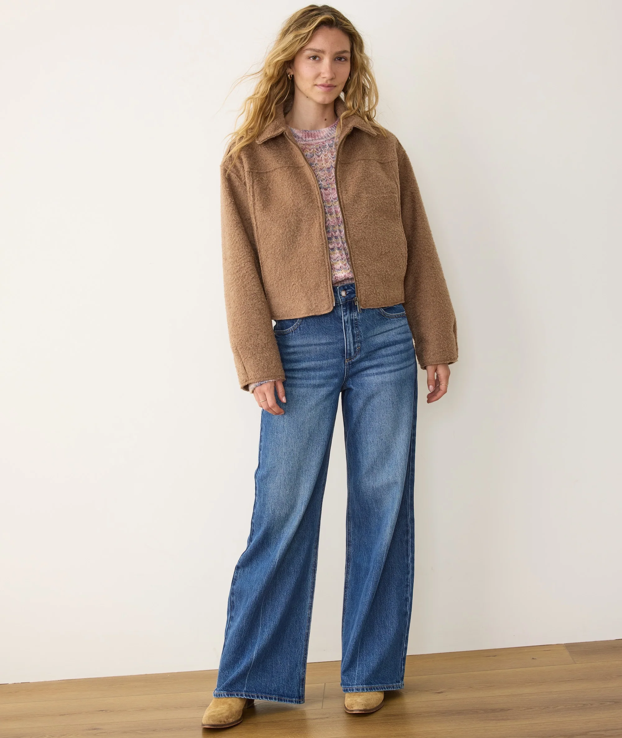 Sloane Boucle Crop Jacket - Image 7