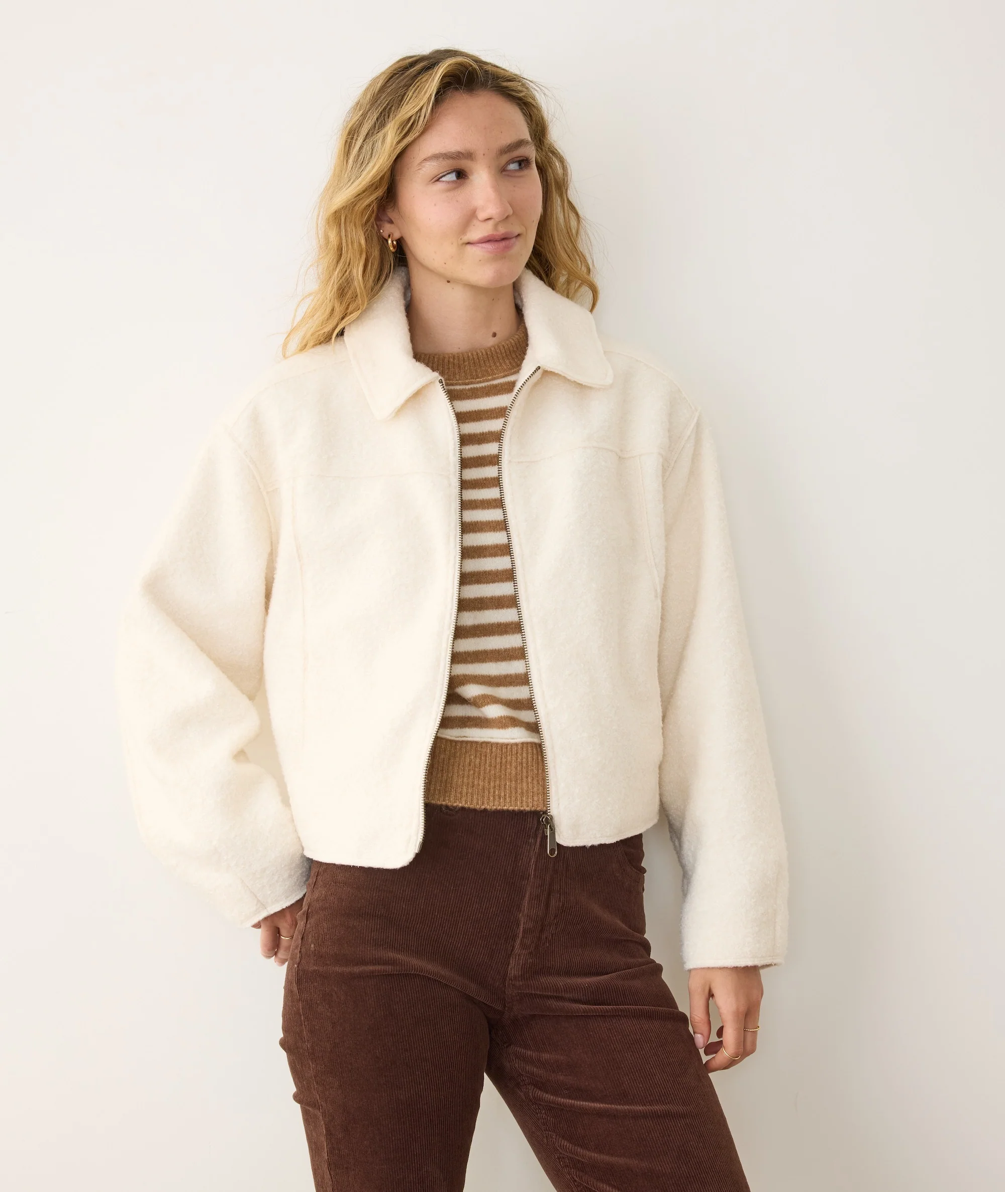 Sloane Boucle Crop Jacket - Image 2