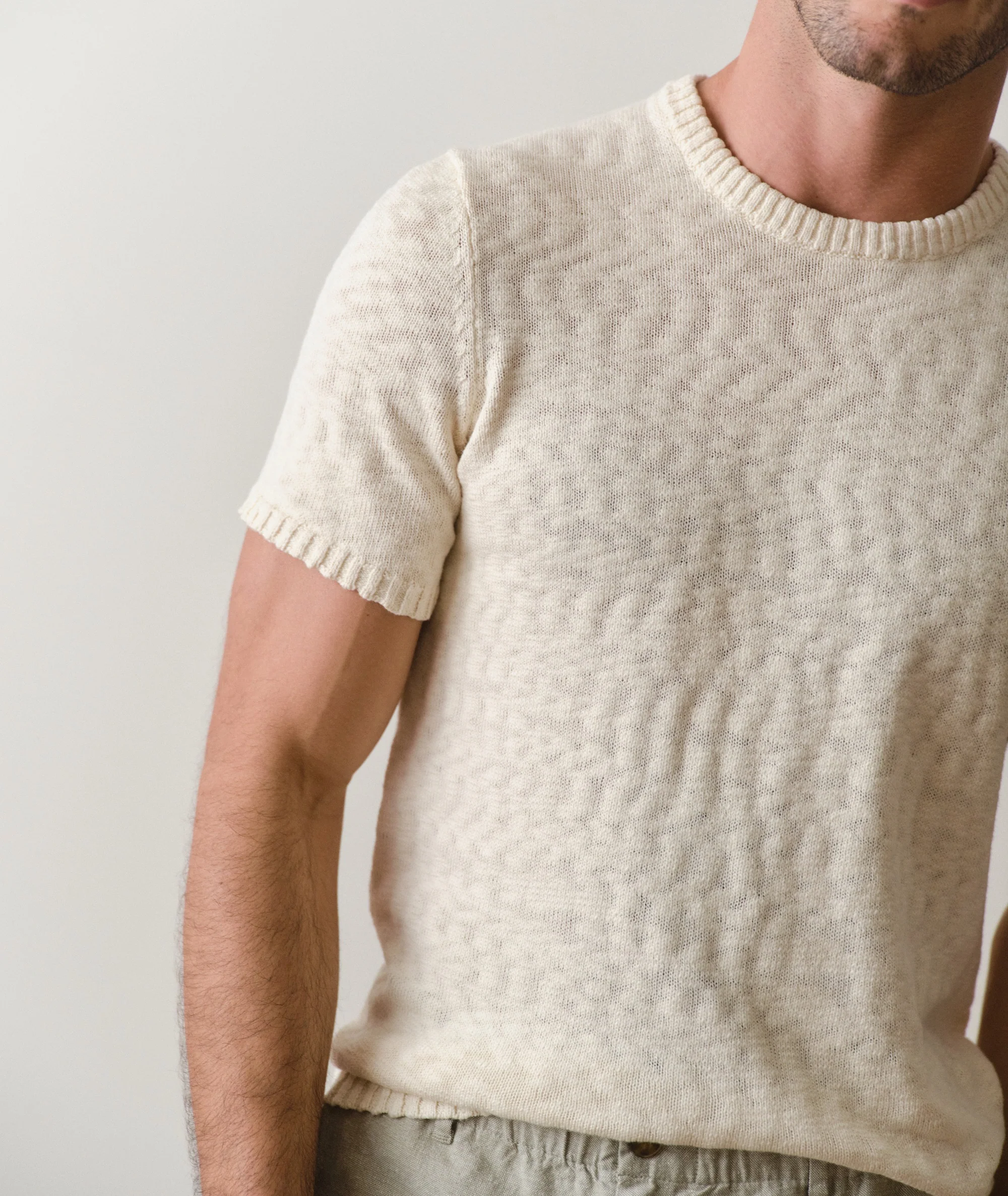 Slub Sweater Tee - Image 6