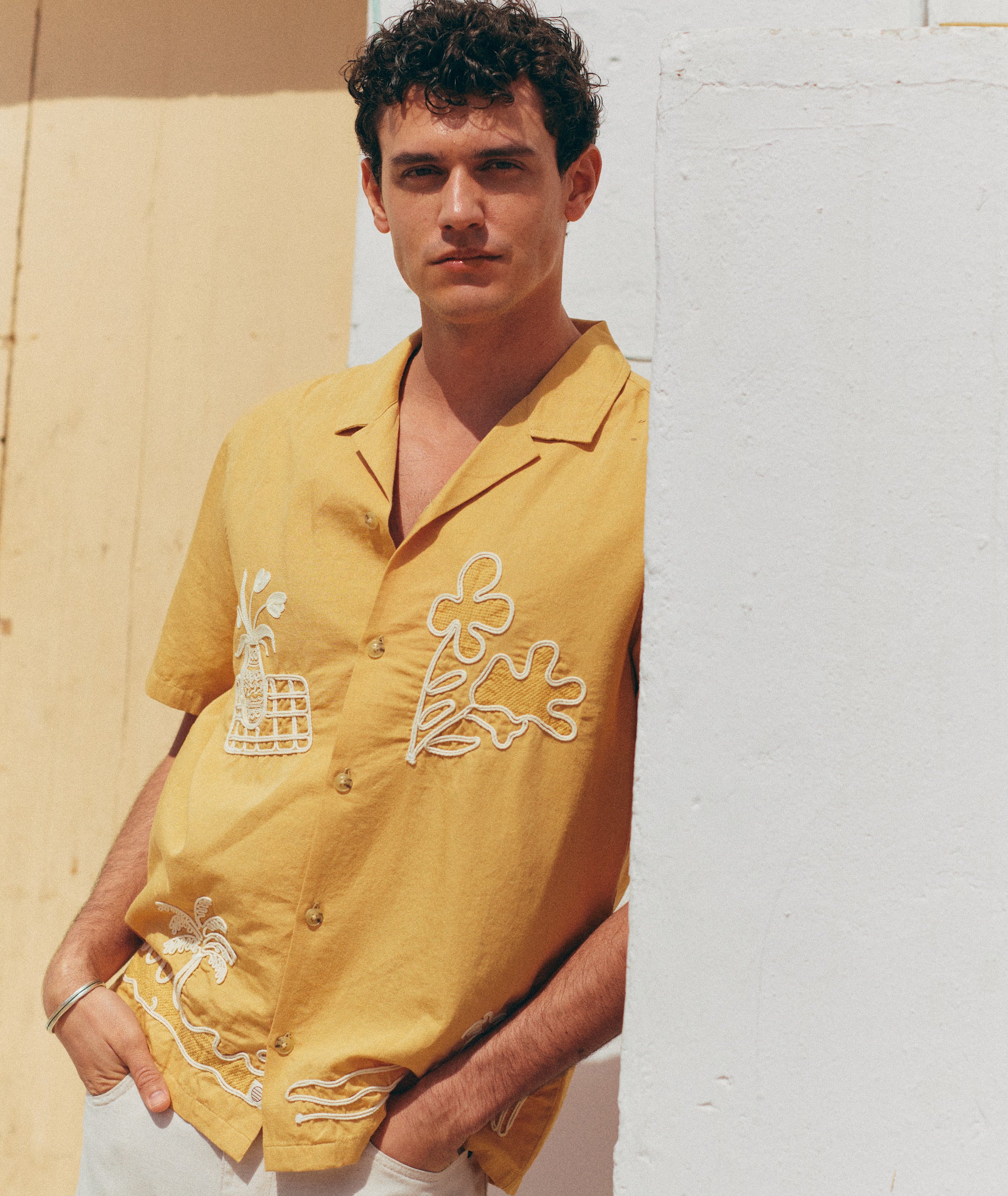 Sol Embroidered Resort Shirt - Image 4