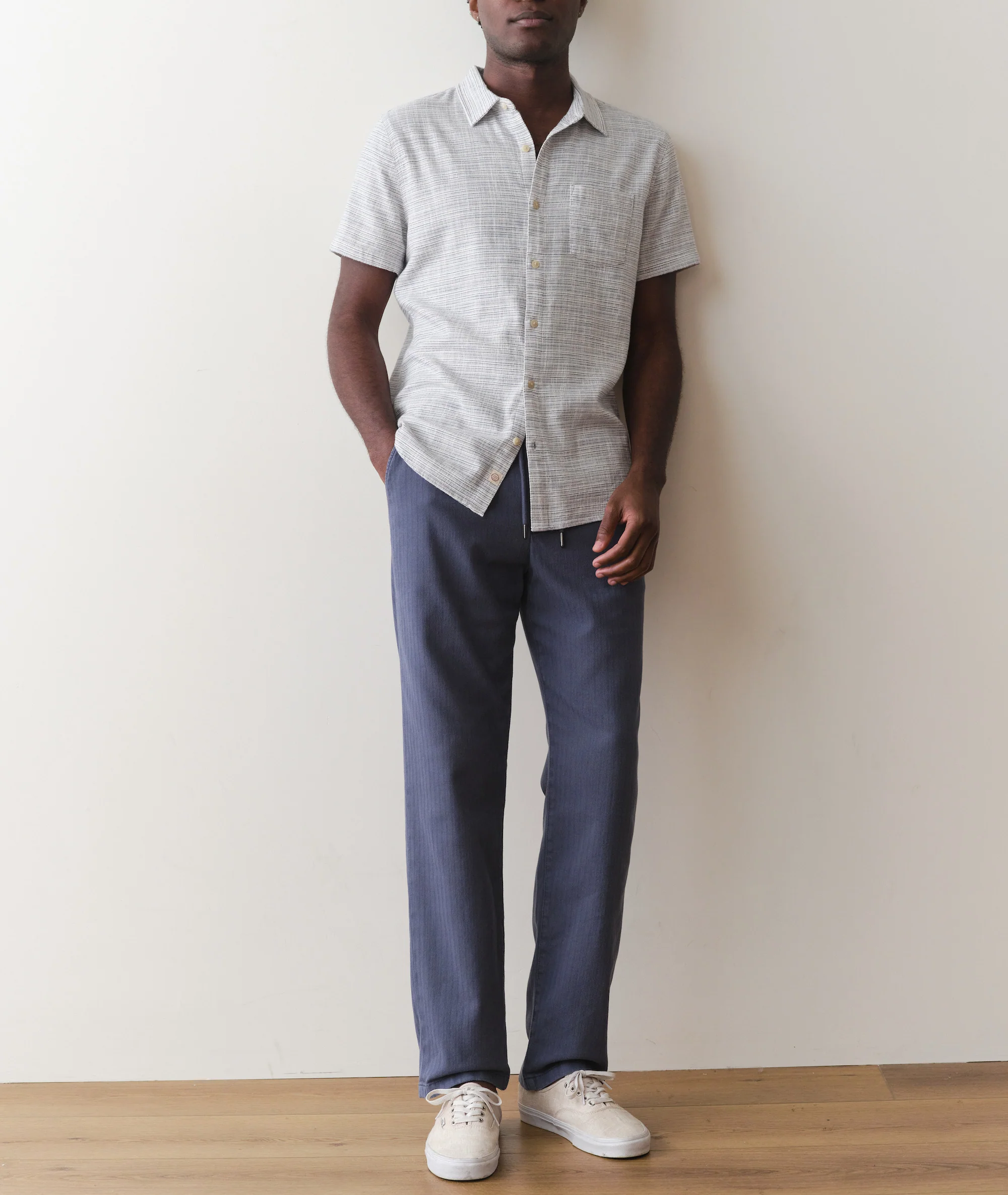 Stretch Selvage Short Sleeve Shirt - Image 7