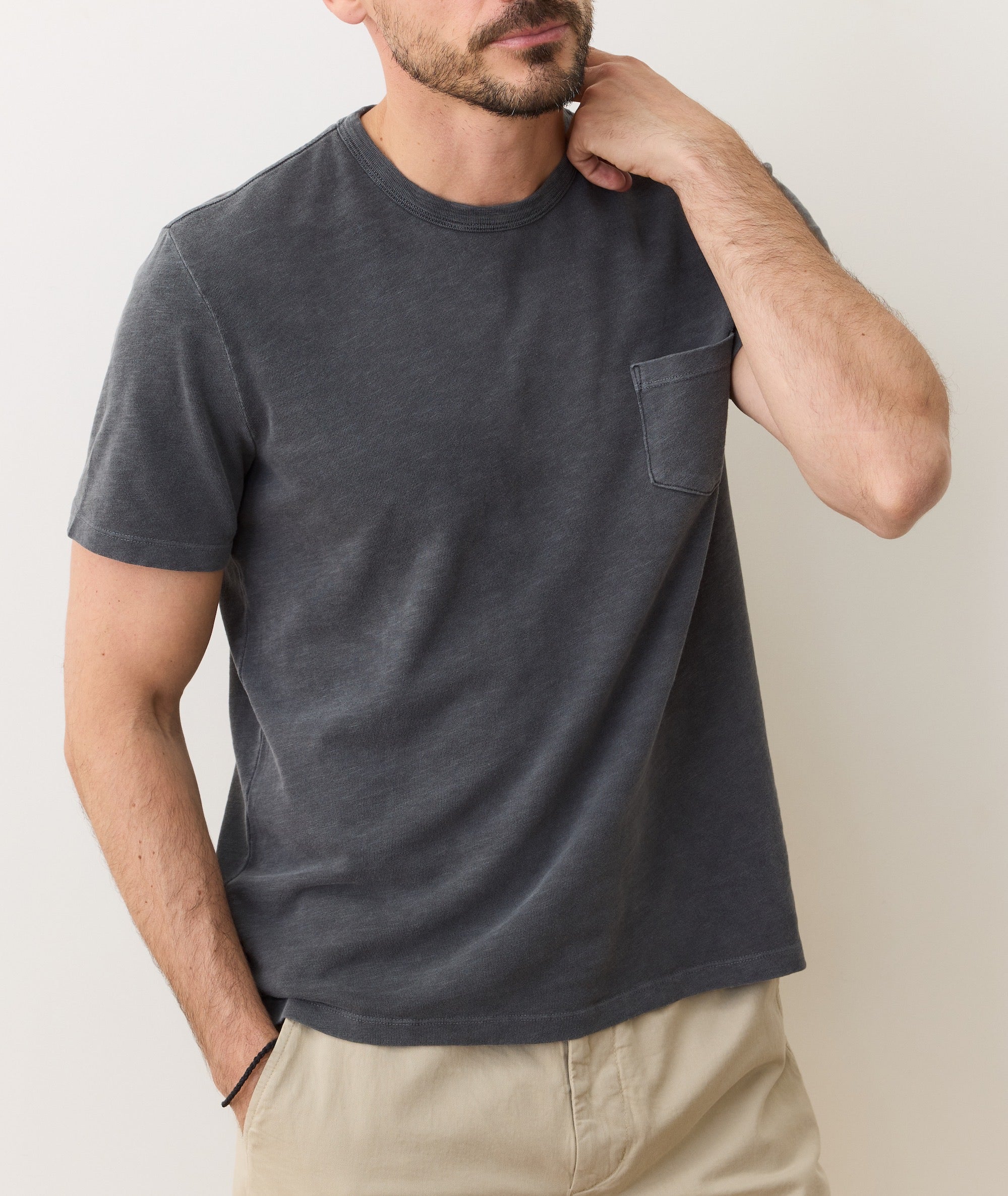 Classic Heavy Slub Pocket Tee - Image 4
