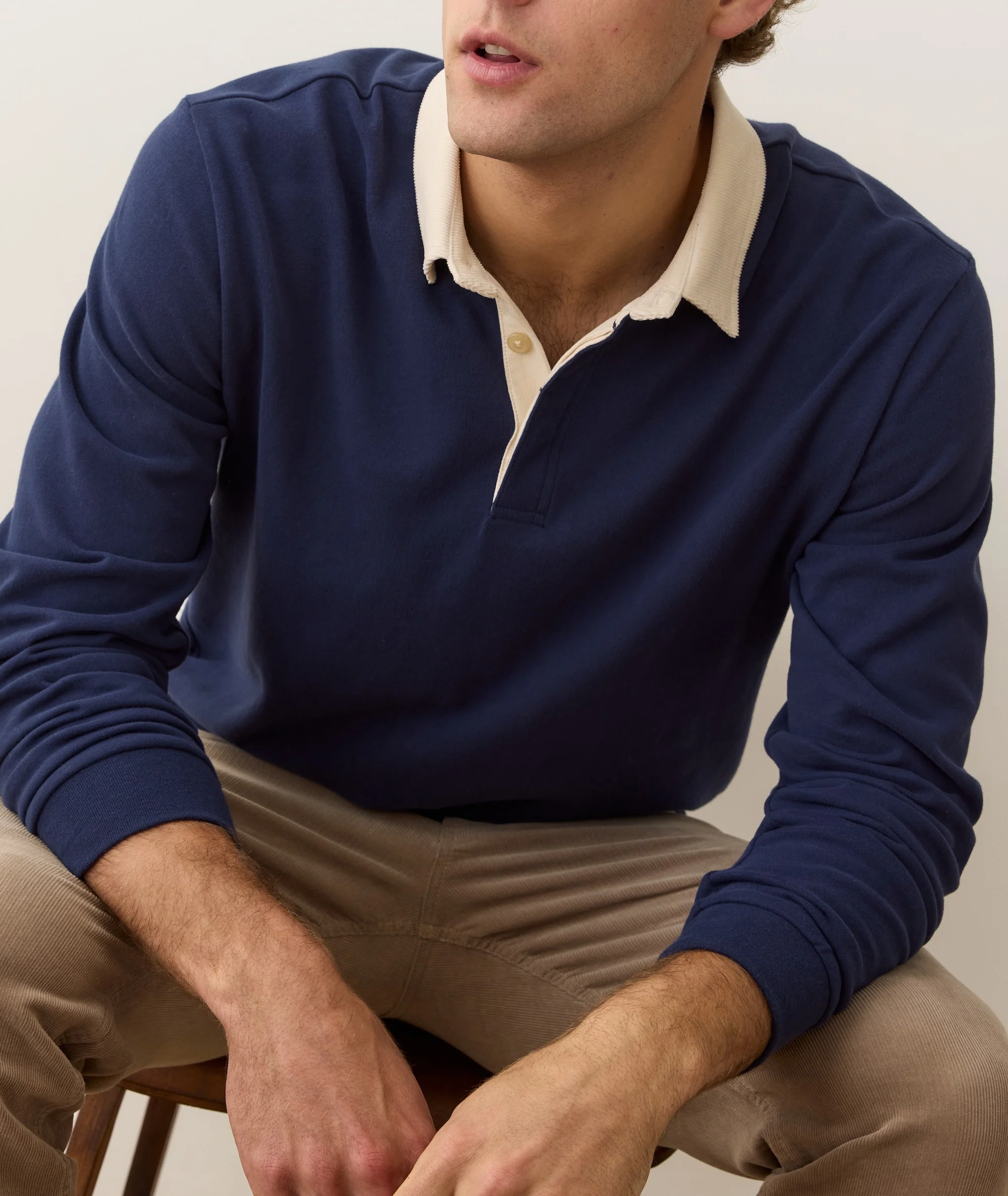Sueded Rugby Polo - Image 4