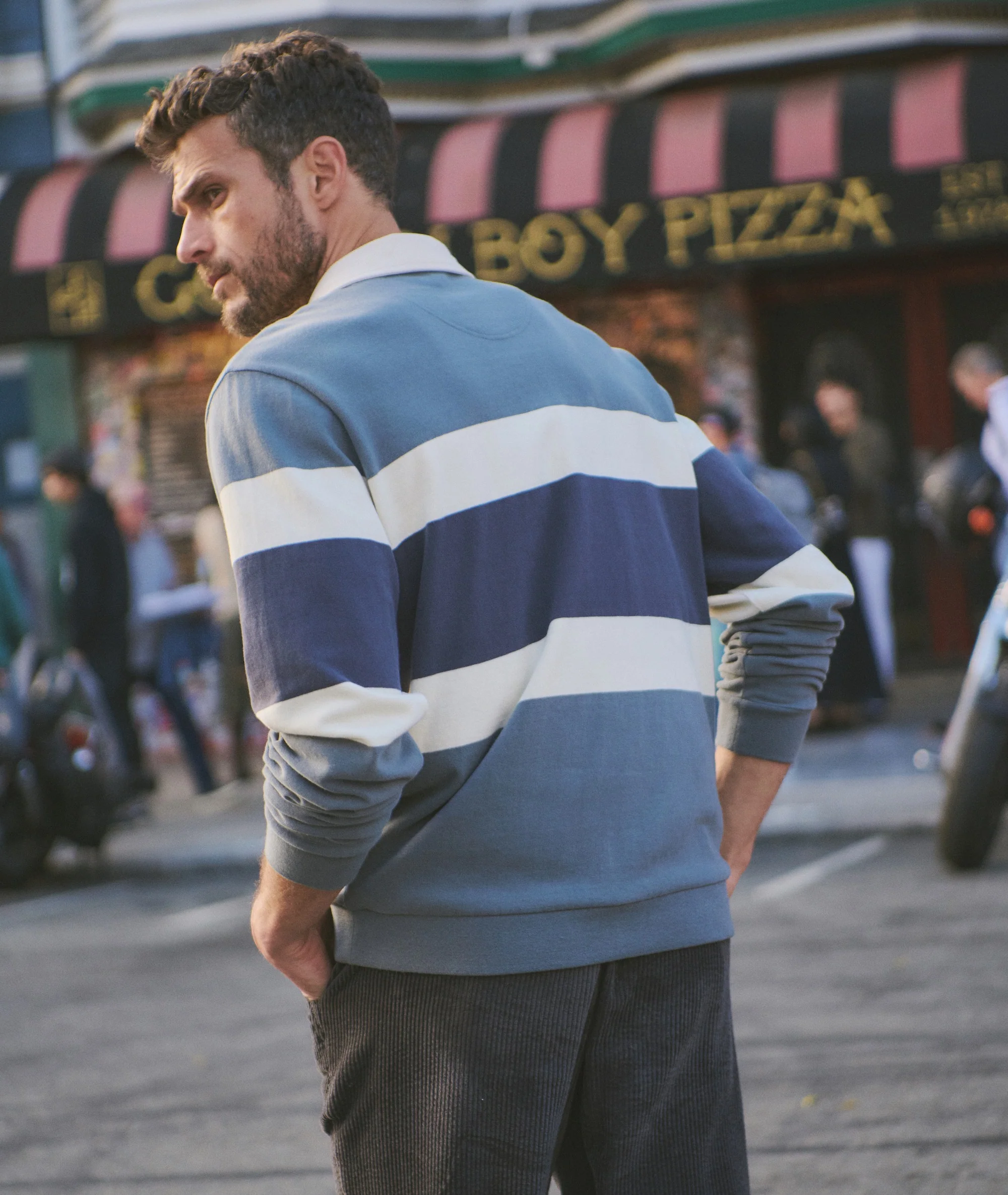 Sueded Rugby Polo - Image 4