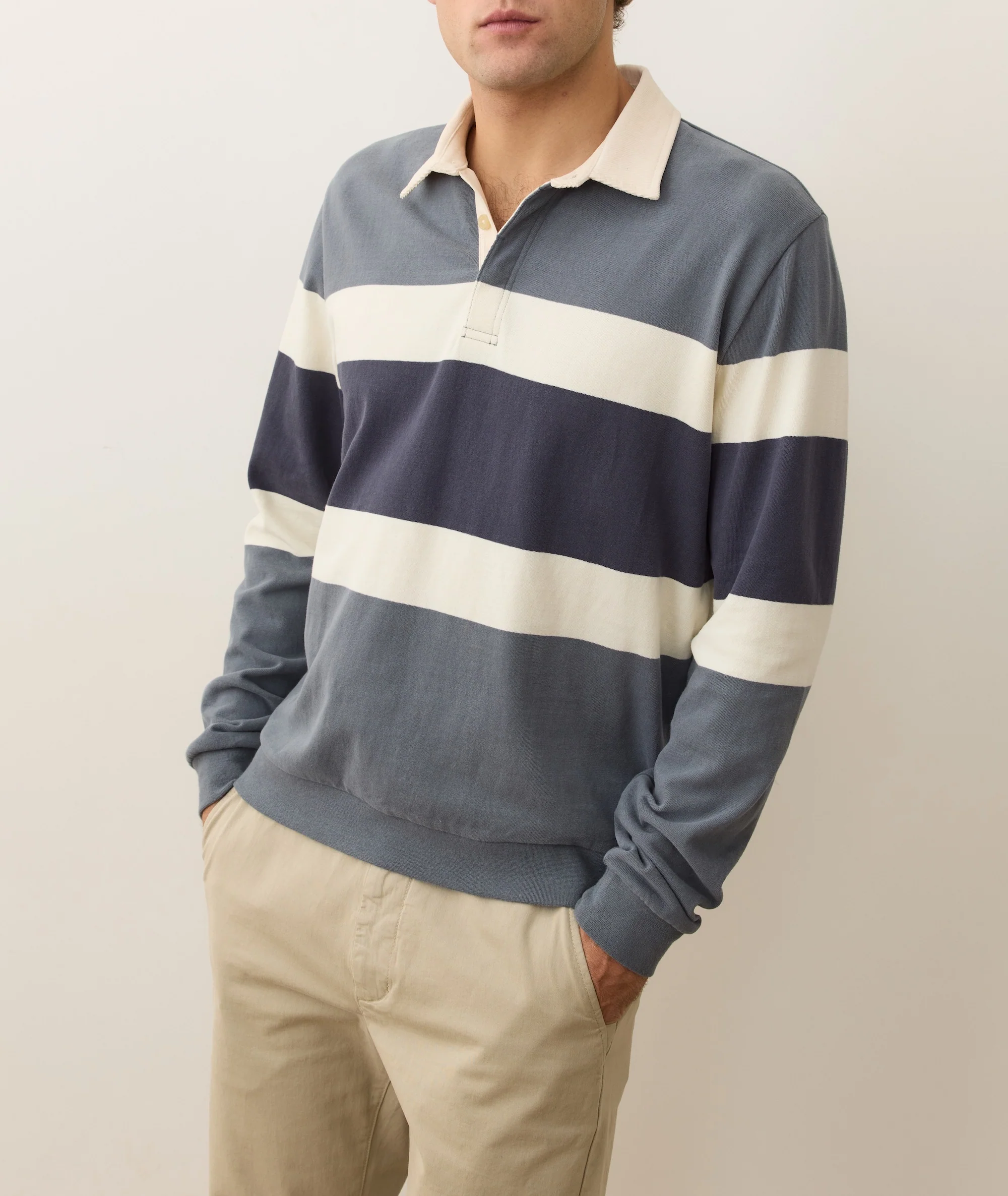 Sueded Rugby Polo - Image 7