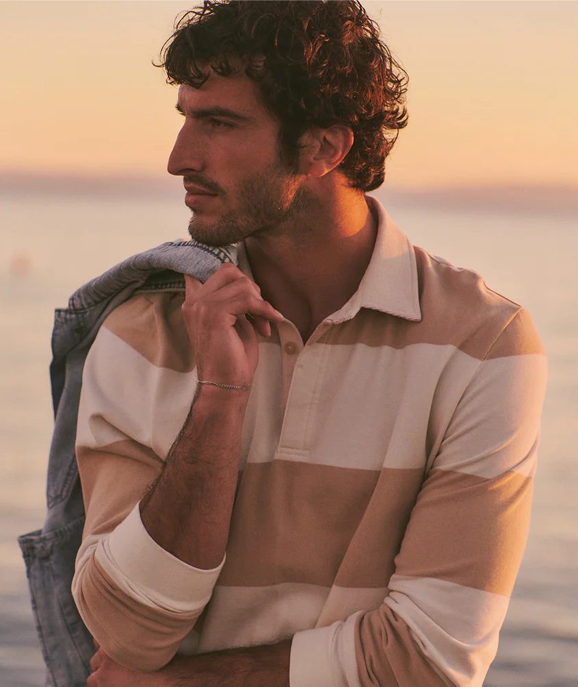 Sueded Rugby Polo - Image 4