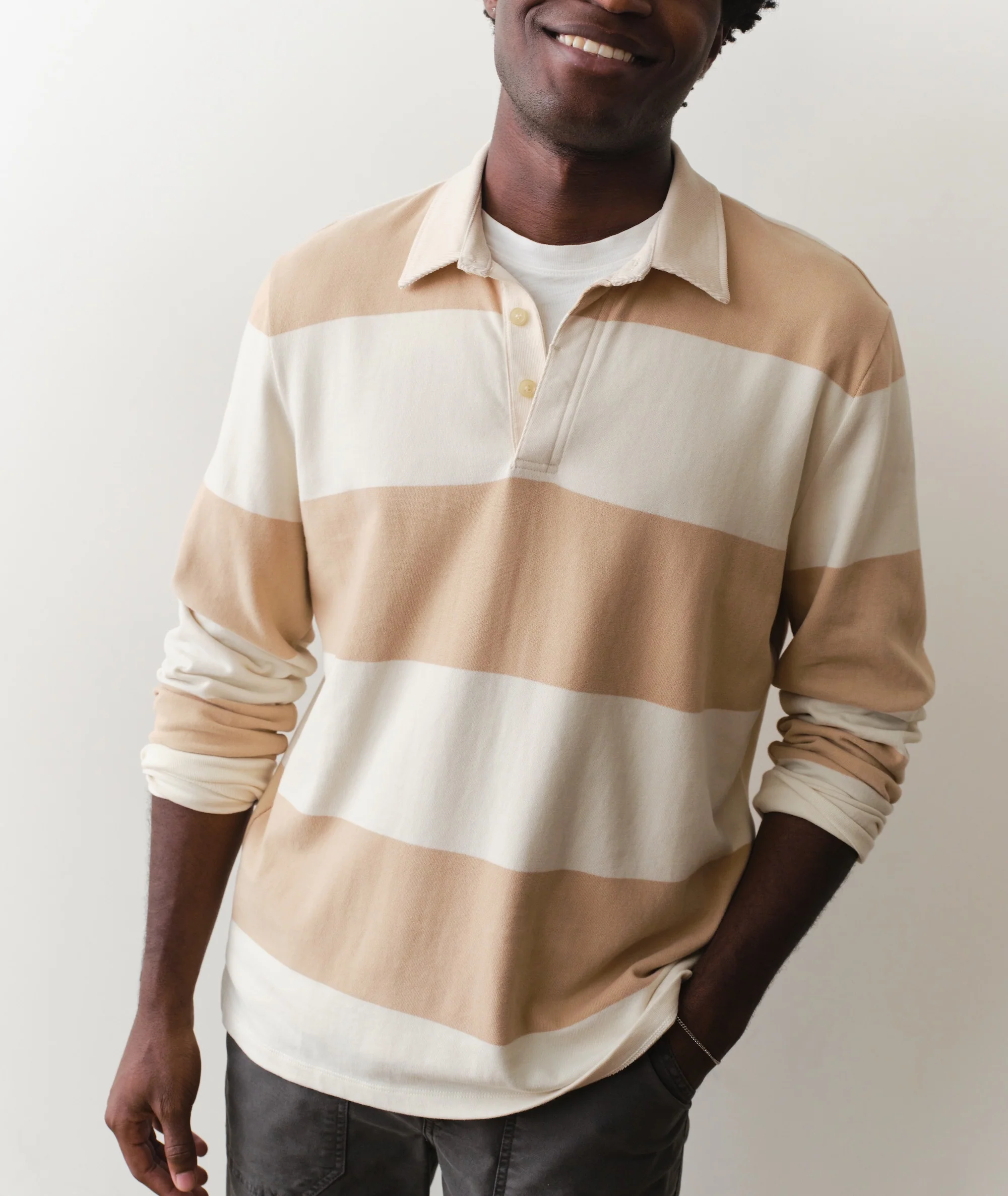 Sueded Rugby Polo - Image 6
