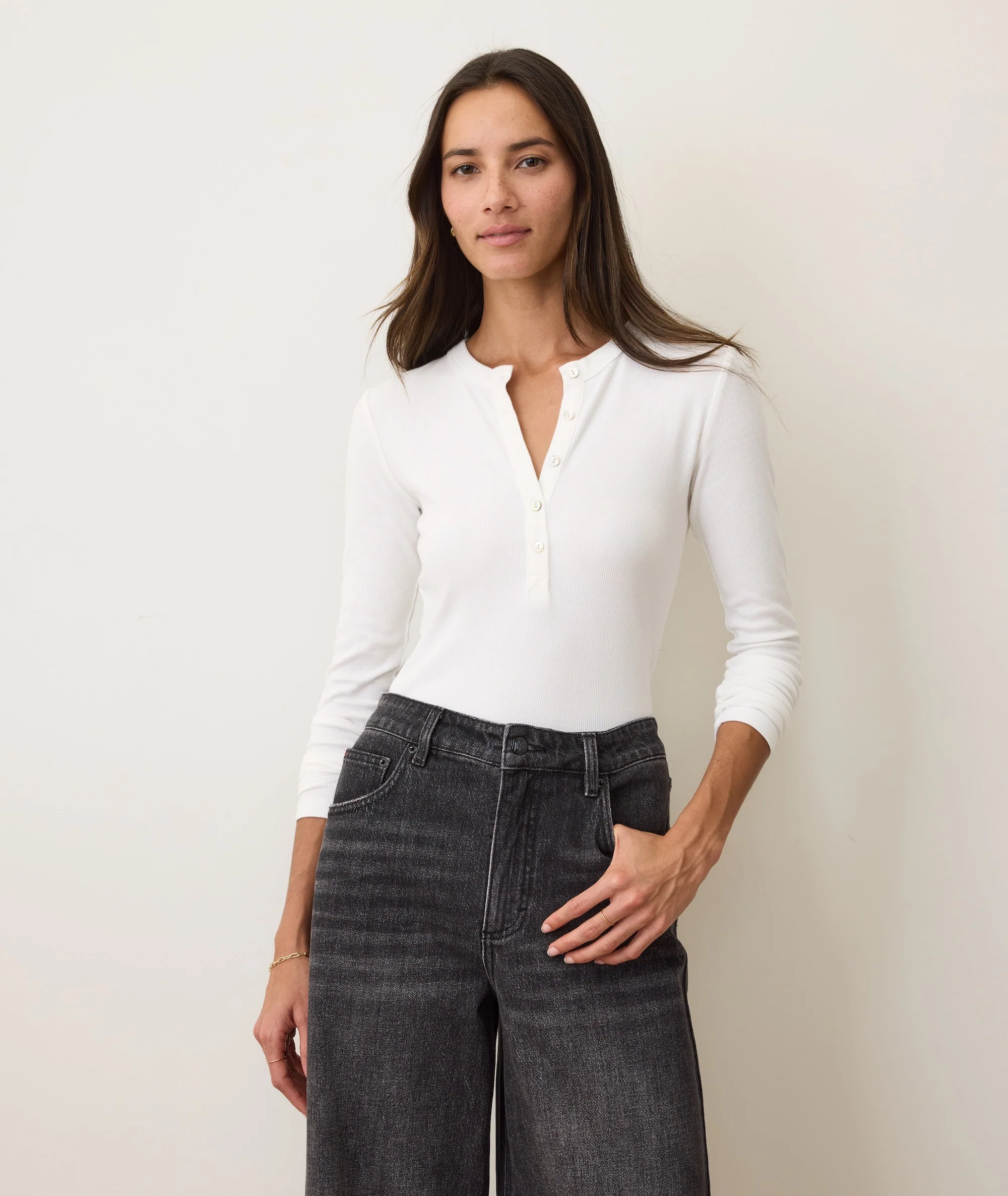 Lexi Rib Sun-In Henley - Image 2