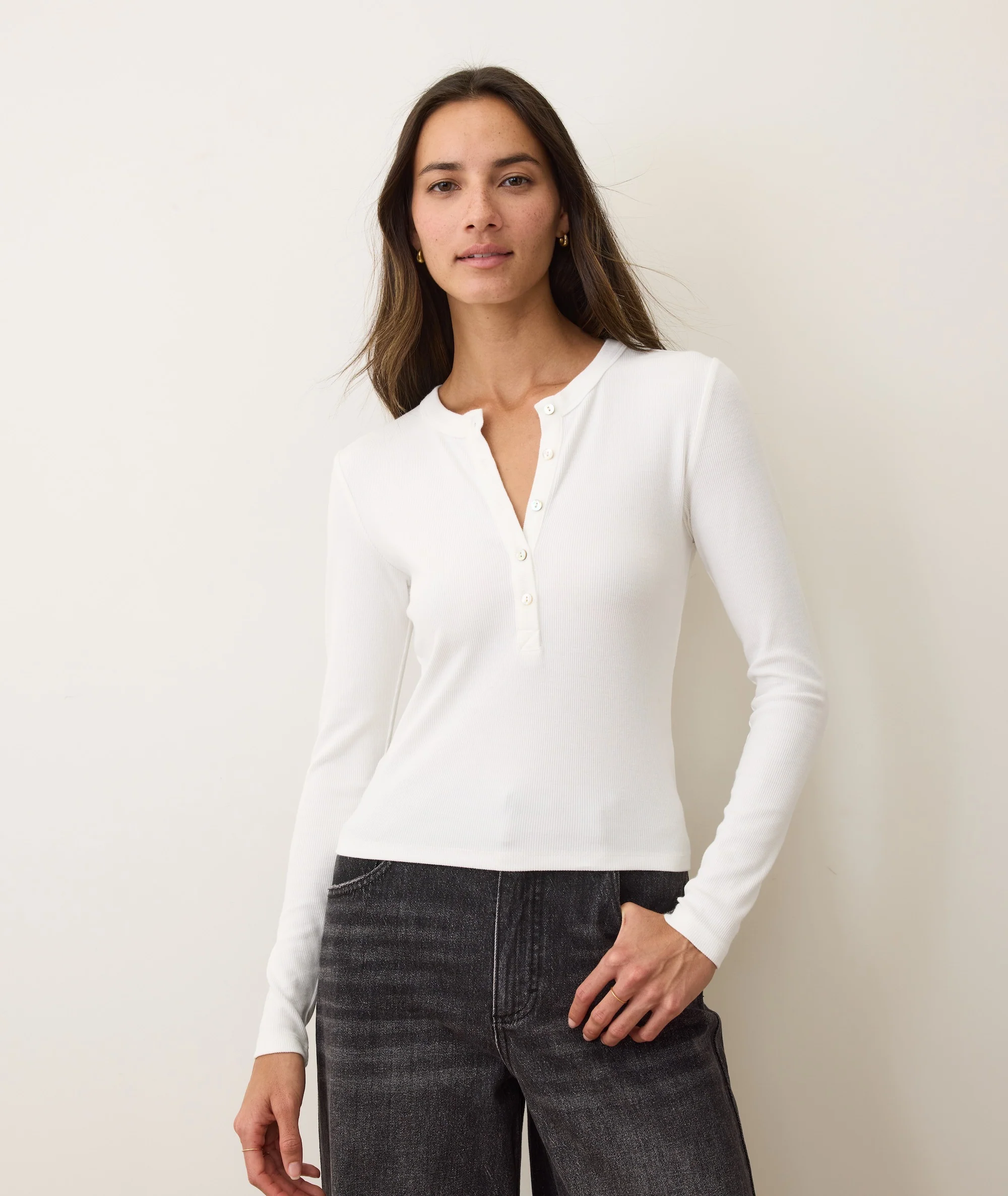 Lexi Rib Sun-In Henley - Image 3