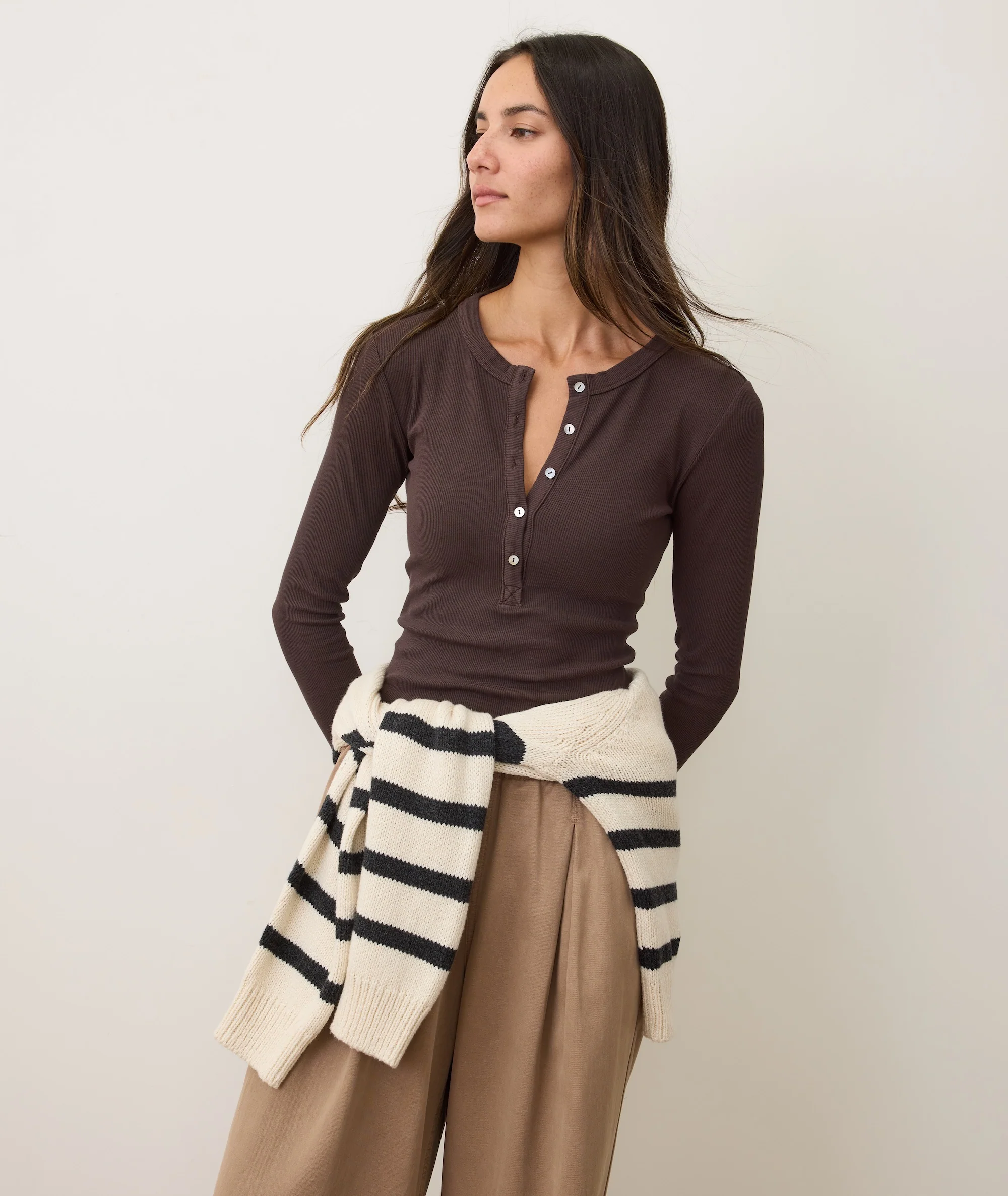 Lexi Rib Sun-In Henley - Image 2