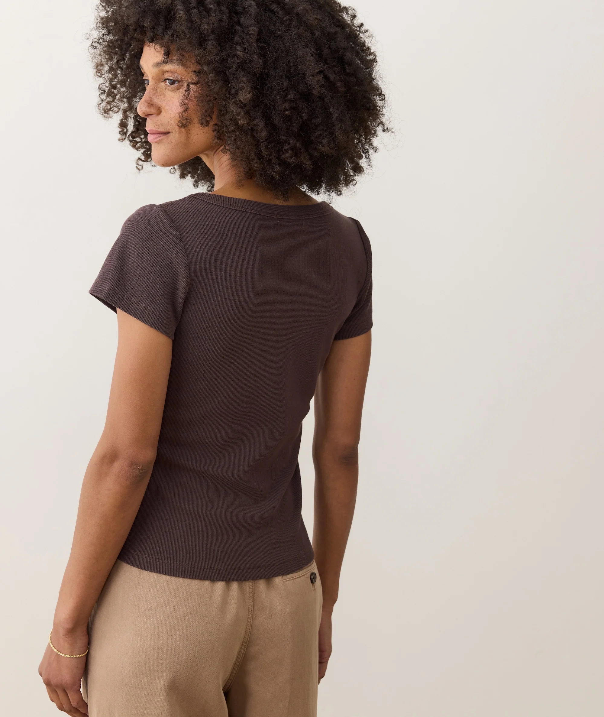 Lexi Rib Sun-In Scoop Tee - Image 6