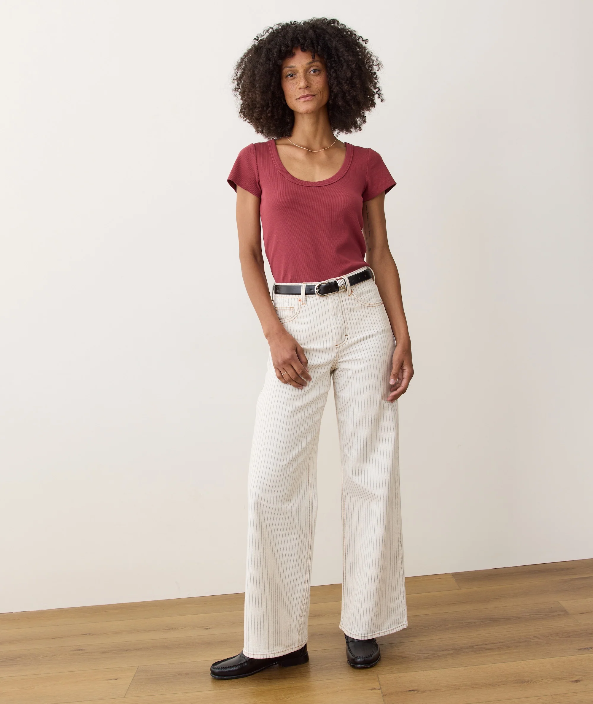 Lexi Rib Sun-In Scoop Tee - Image 3