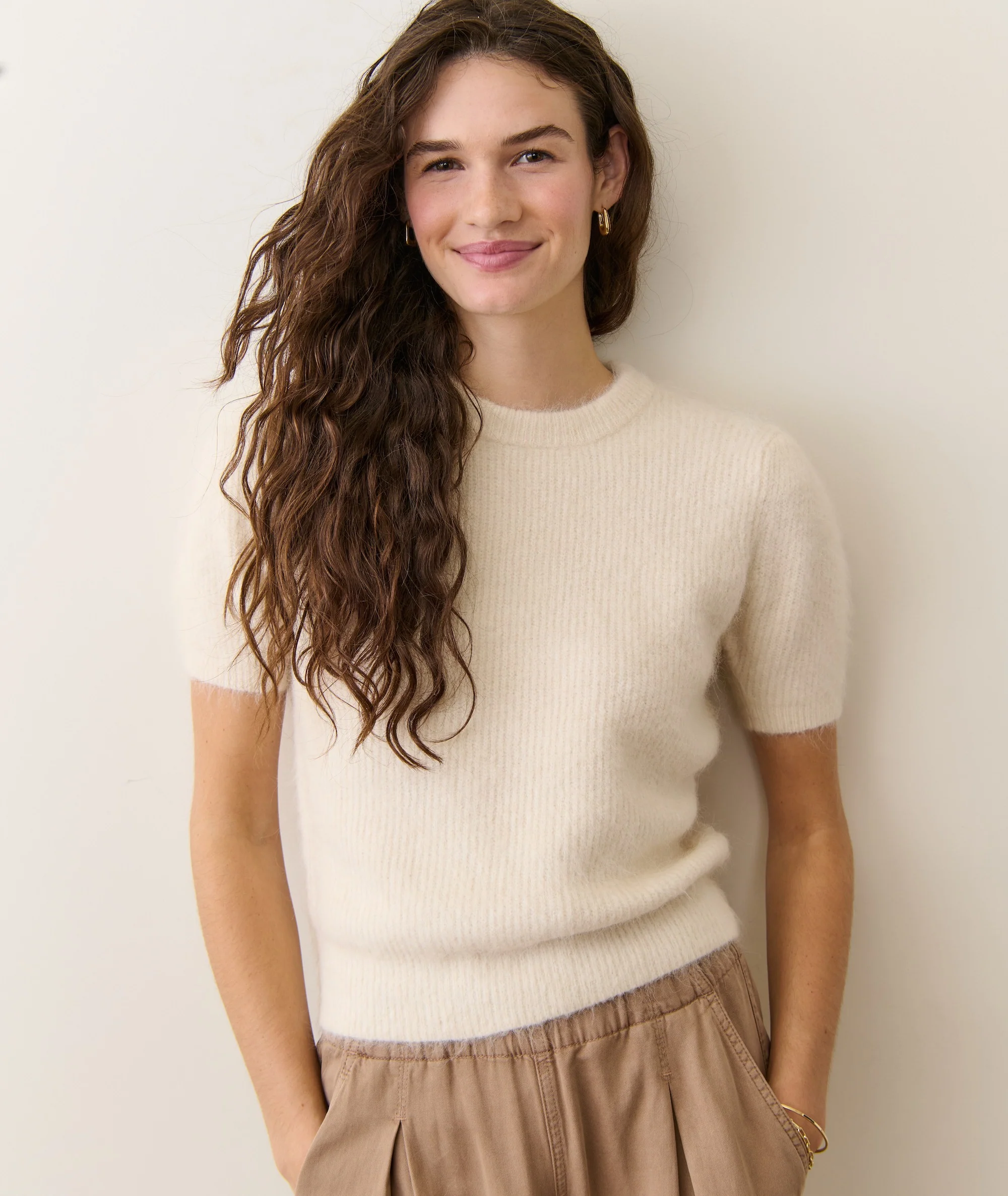Suri Alpaca Puff Sleeve Sweater - Image 3