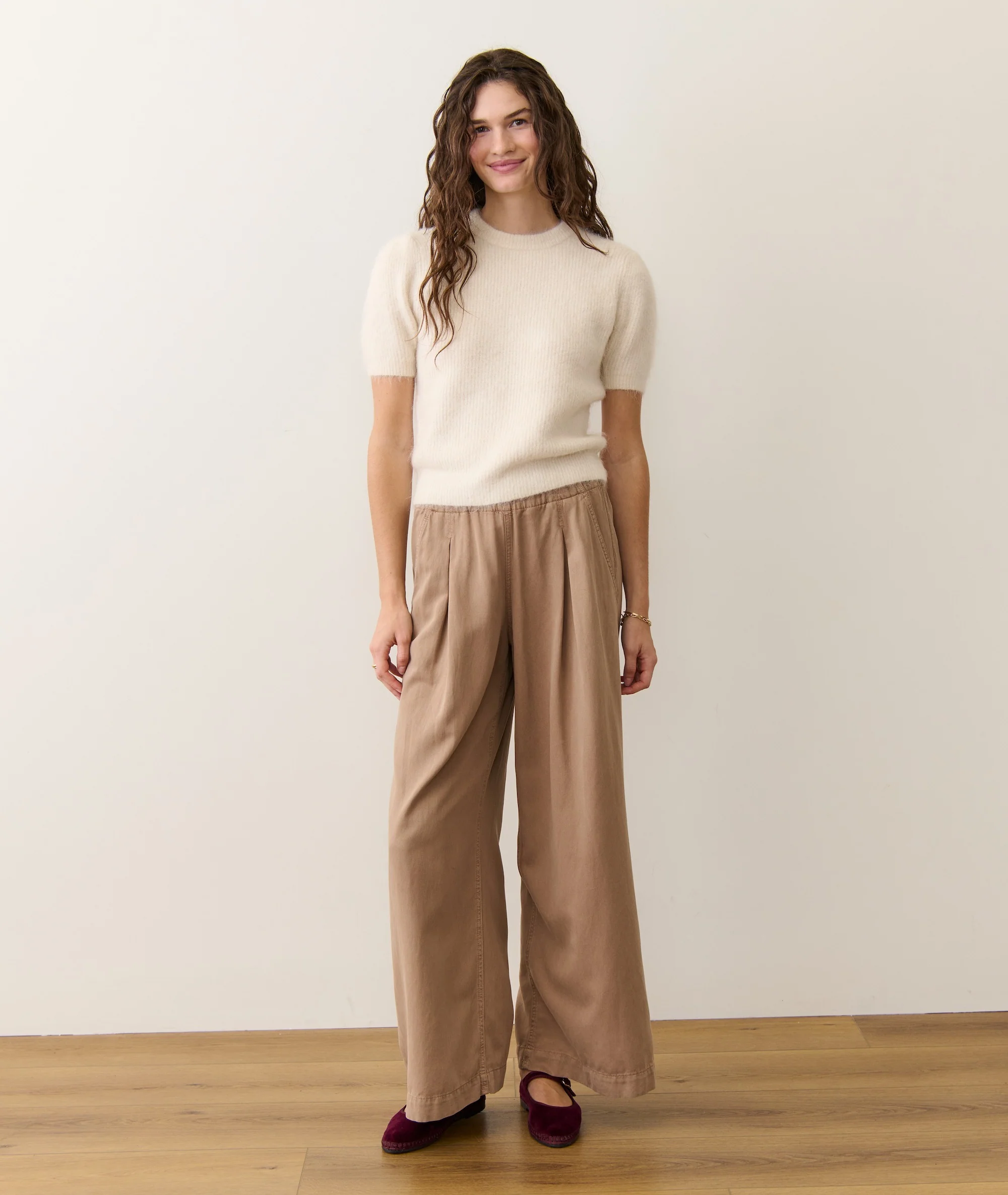 Suri Alpaca Puff Sleeve Sweater - Image 4