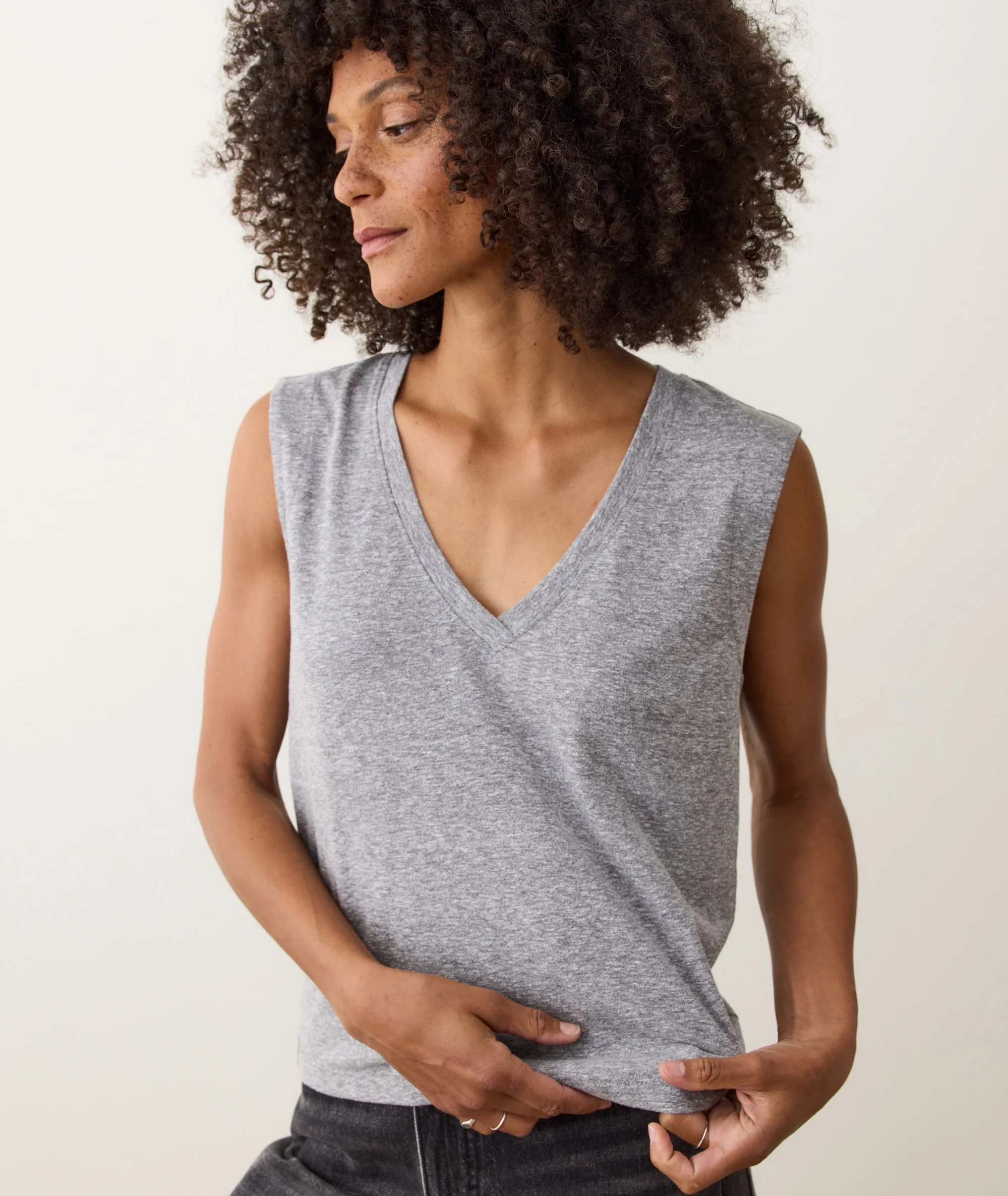 Tissue V-Neck Tank - Image 2