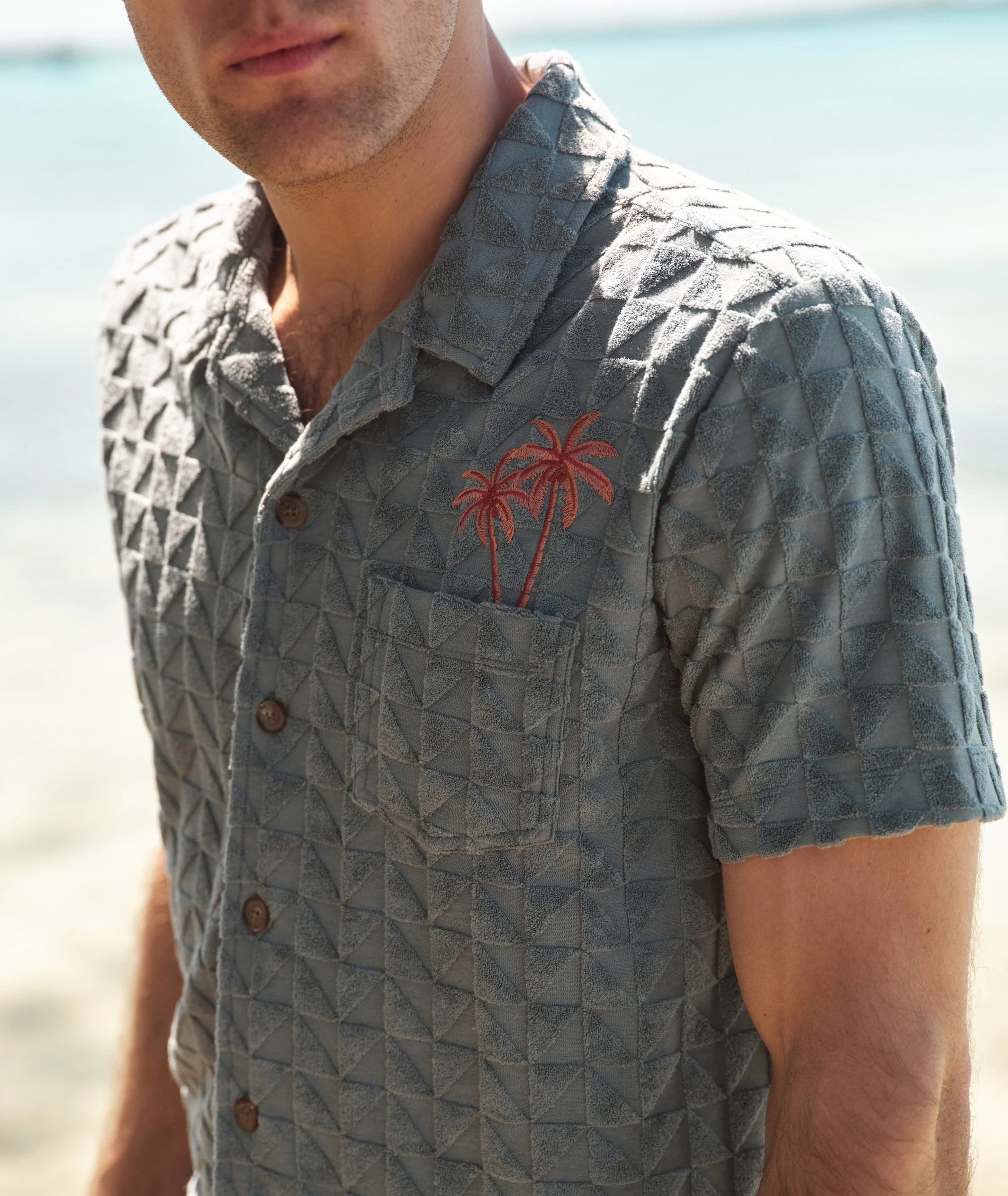 Towel Terry Resort Shirt - Image 3