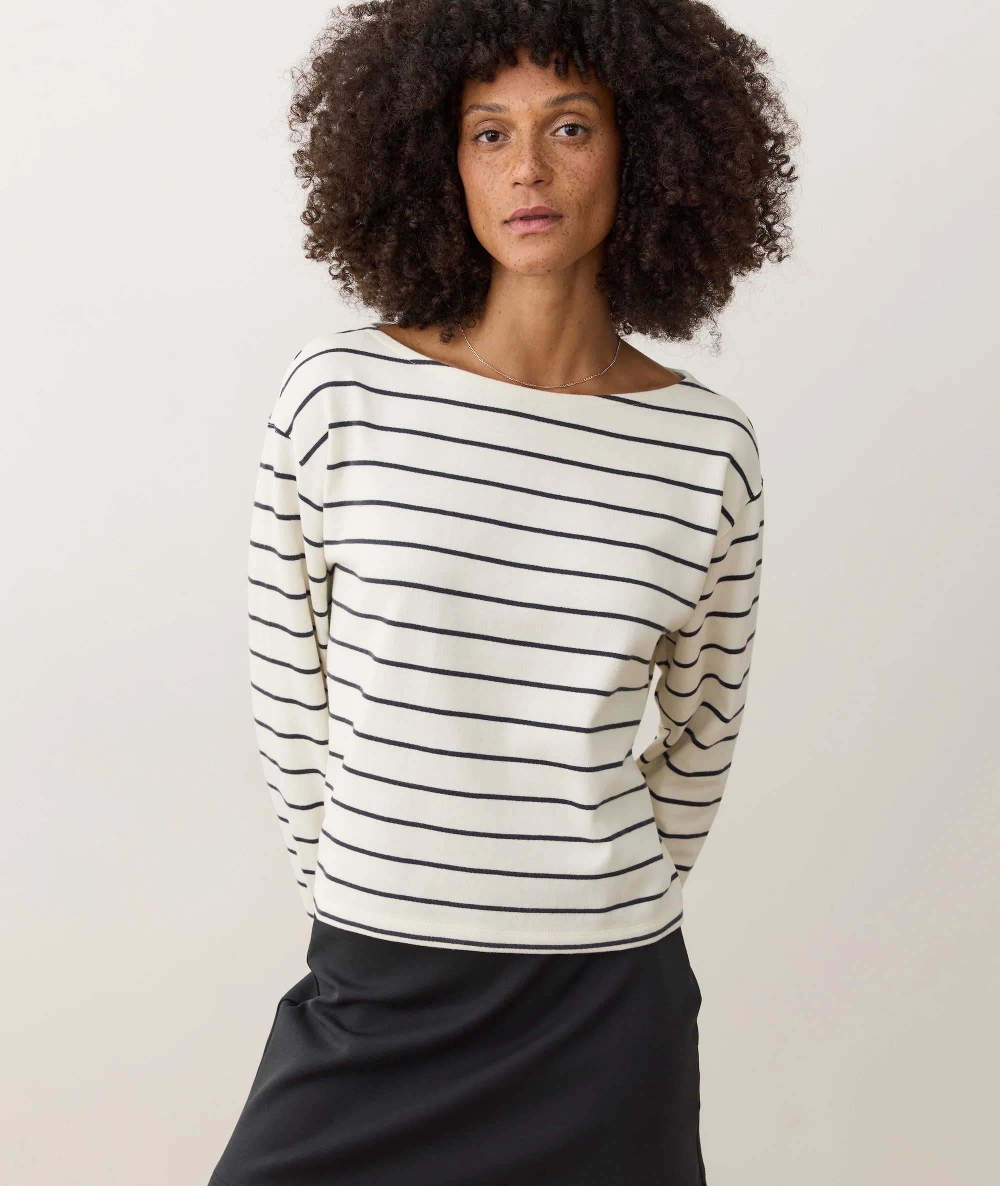 Sueded Jersey Mariner Tee