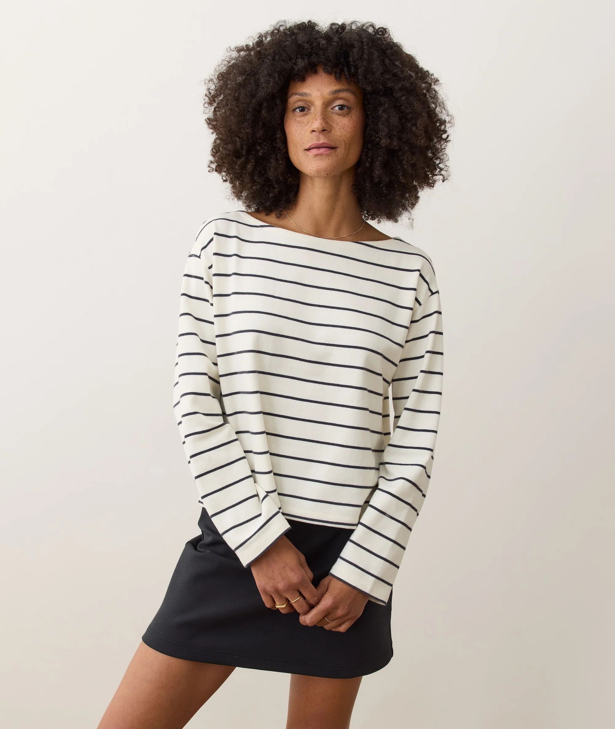 Sueded Jersey Mariner Tee - Image 5