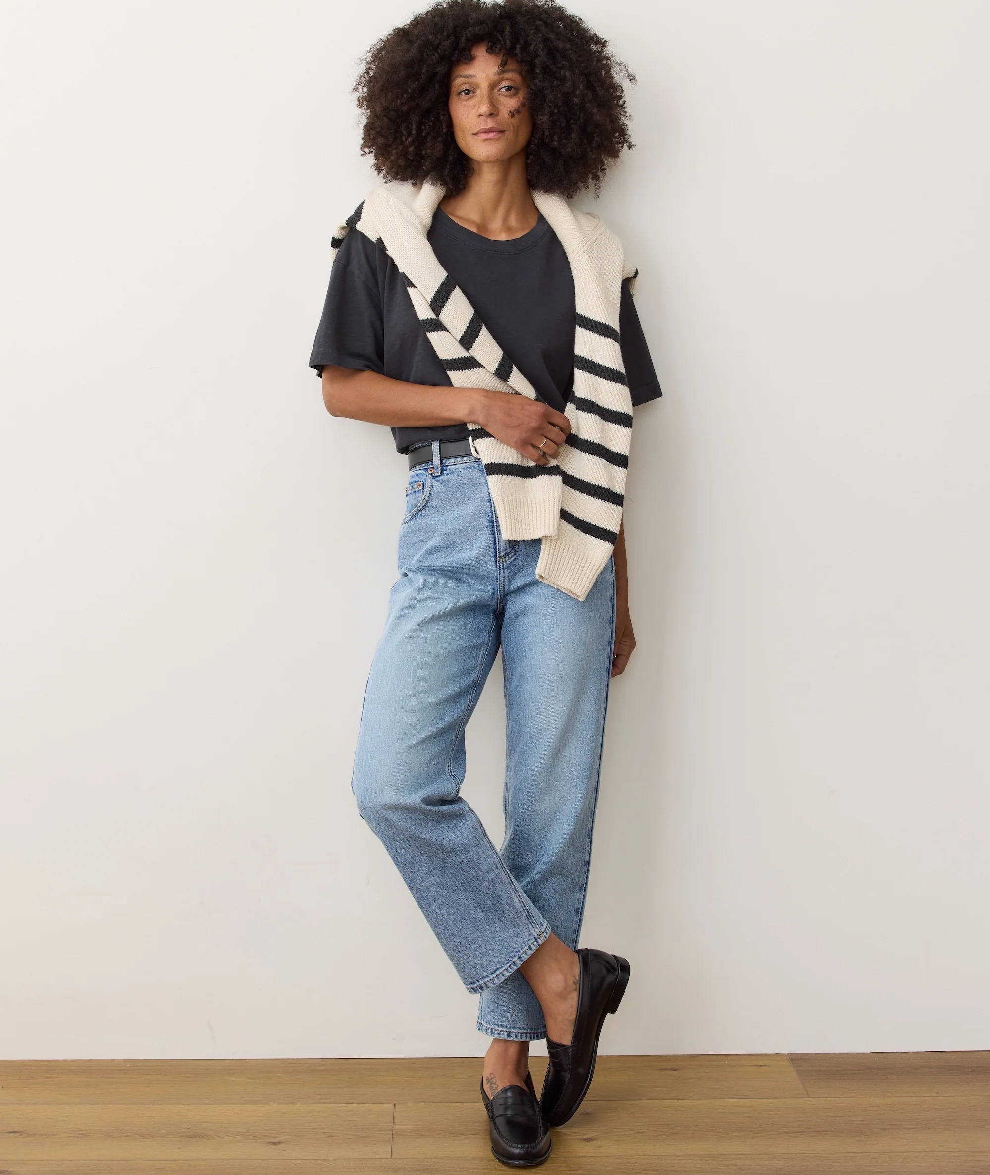 Sadie Vintage Slub Oversized Tee - Image 5
