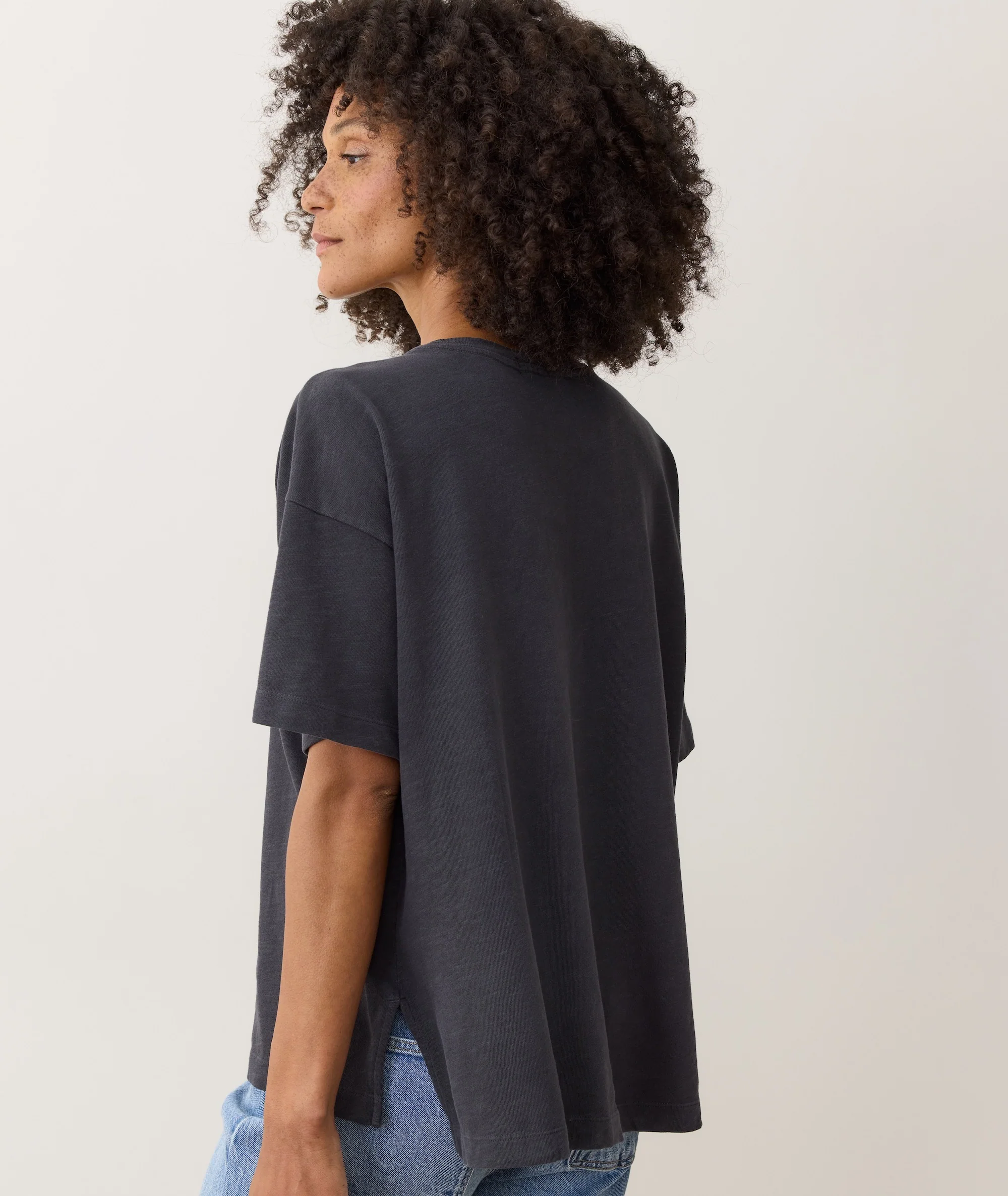 Sadie Vintage Slub Oversized Tee - Image 7